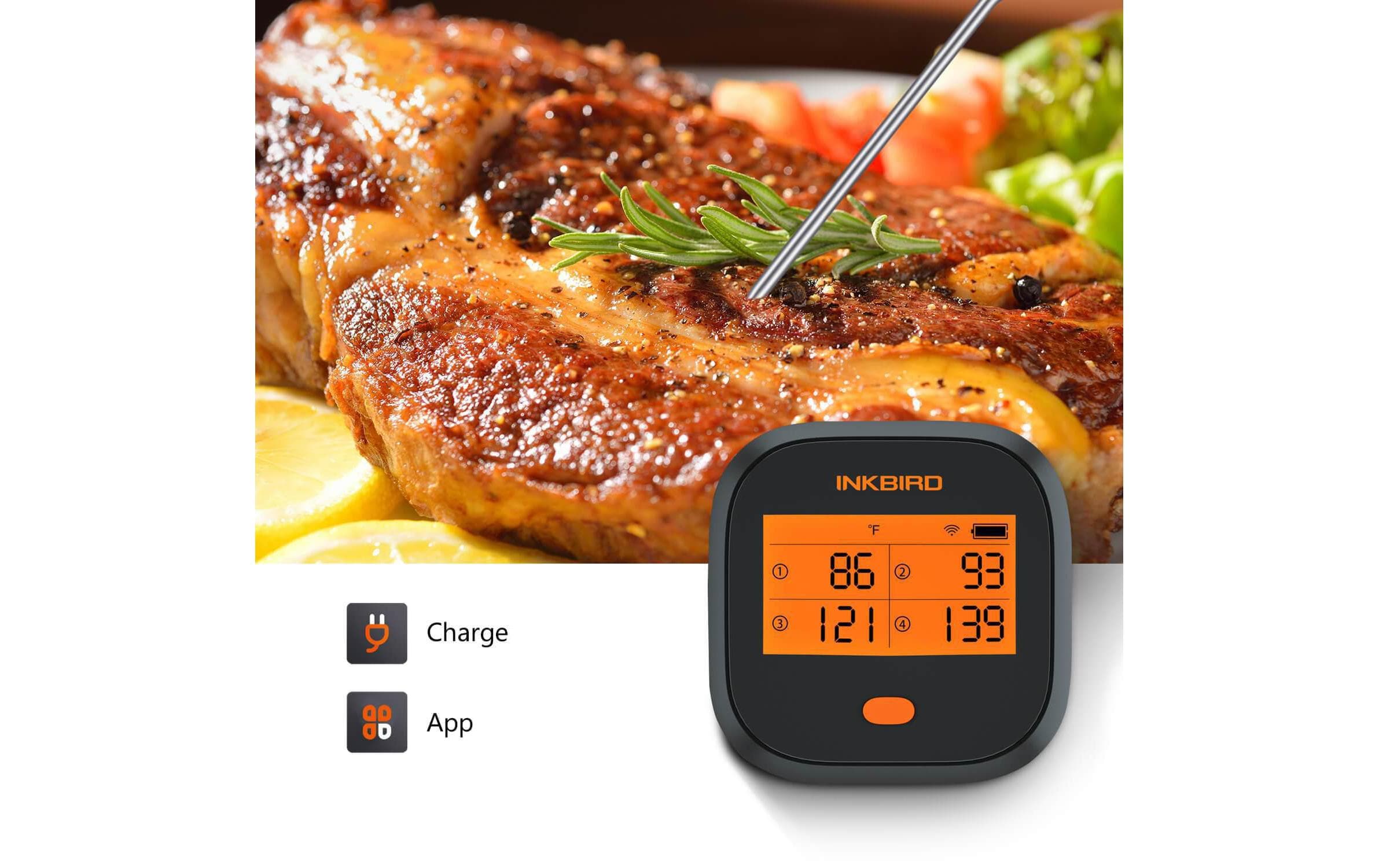 Inkbird Fleischthermometer IBBQ-4T WiFi