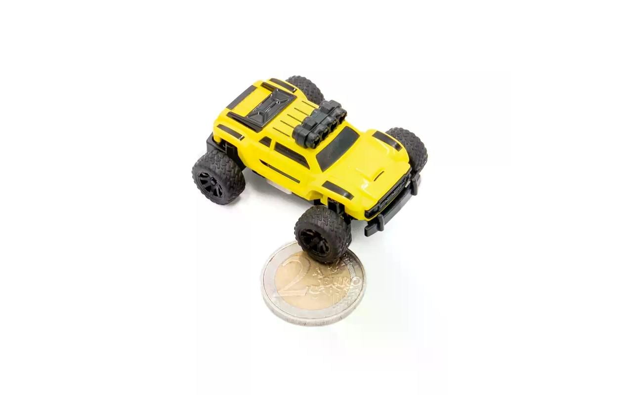 Turbo Racing Micro Monster Truck TC-01, Gelb, RTR, 1:76