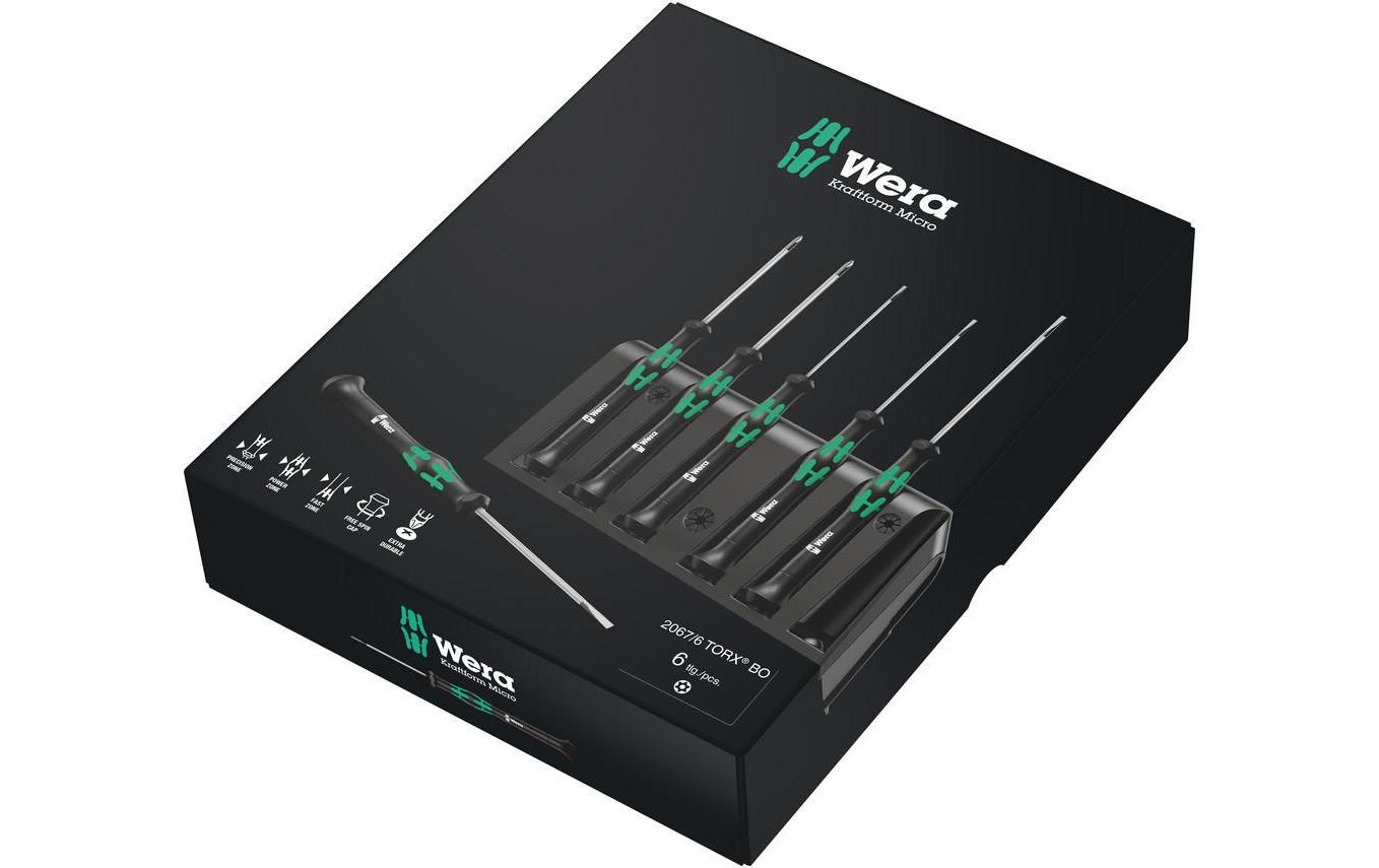 Wera Schraubenzieher-Set Kraftform Micro 2067/6 Torx, 6-teilig