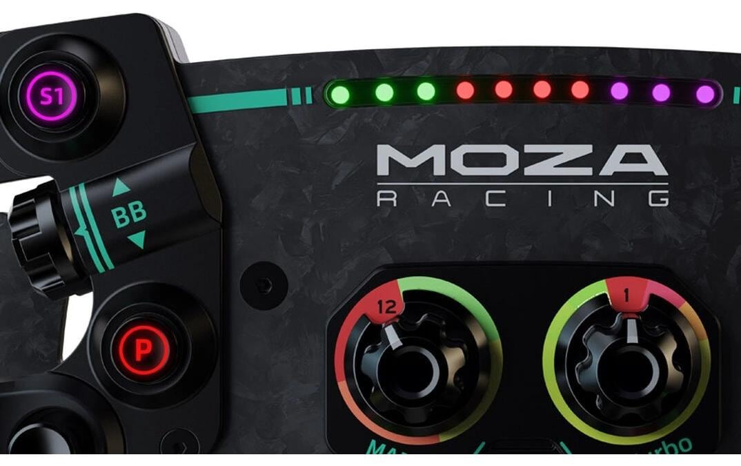 MOZA Racing Lenkrad Racing GS V2P Pele-Microfibra RS056