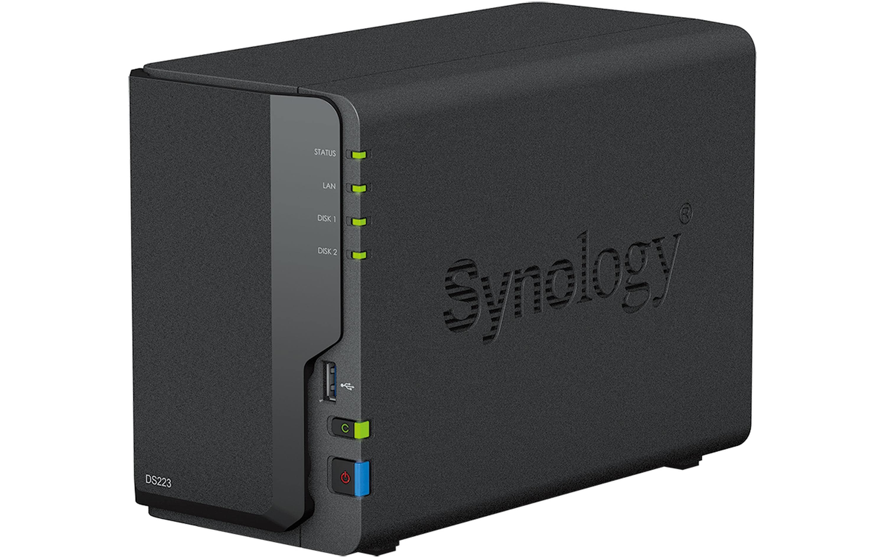 Synology NAS DiskStation DS223, 2-bay Seagate Ironwolf 16 TB