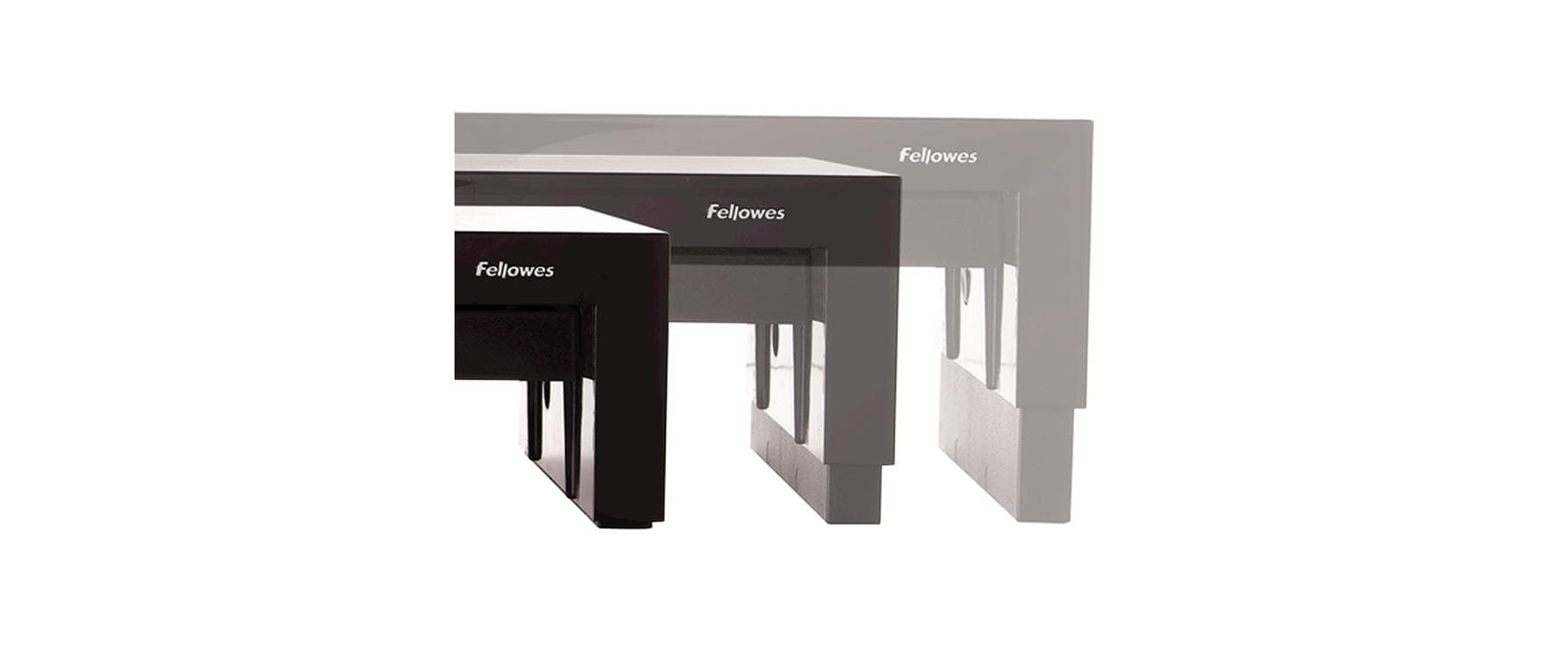 Fellowes Monitor Erhöhung Designer Suites Schwarz