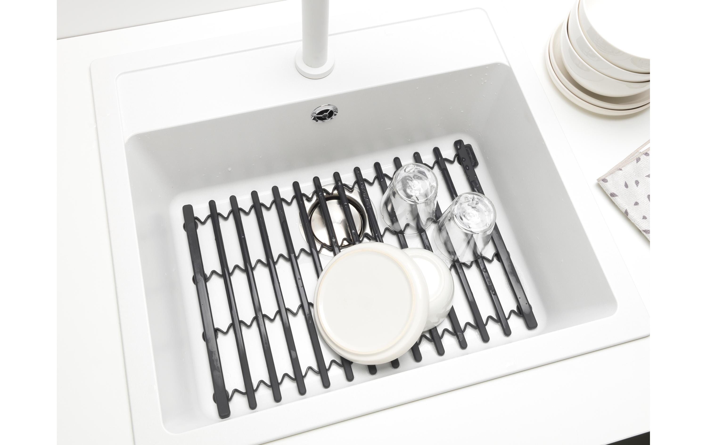 Brabantia Abtropfmatte Sink side Dunkelgrau