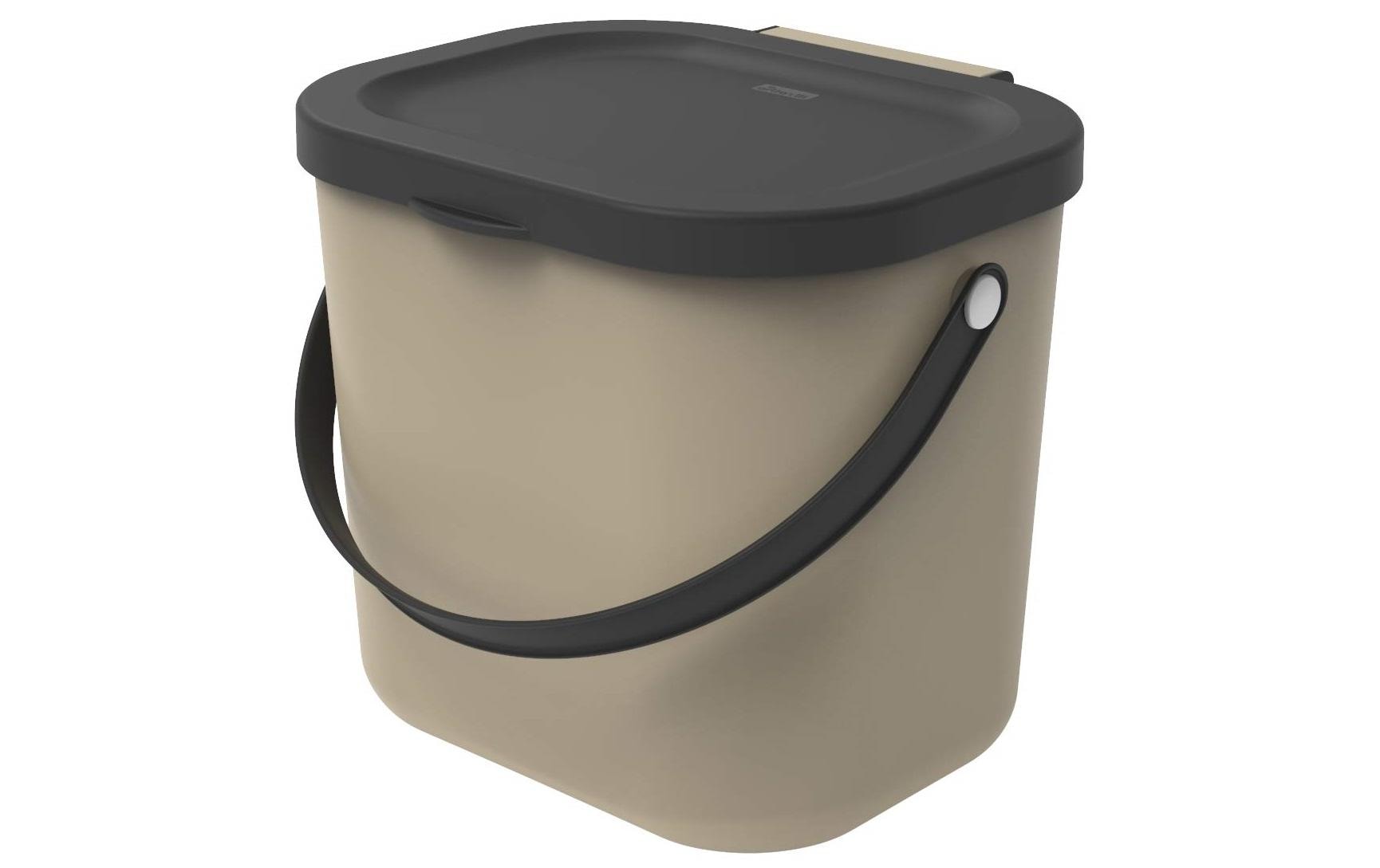 Rotho Recyclingbehälter Albula 6 l, Cappuccino