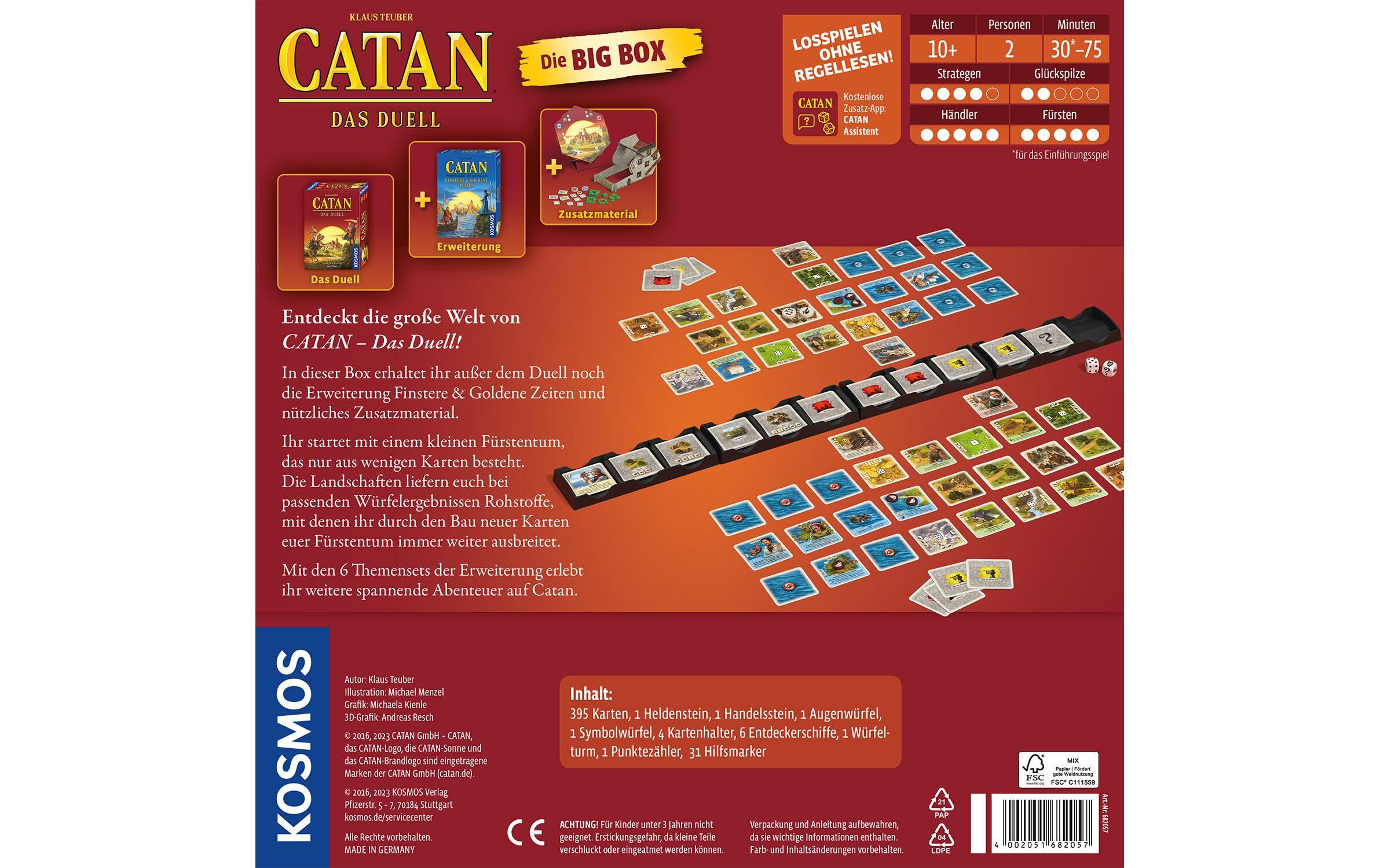 Kosmos Familienspiel Catan – Das Duell – Big Box -DE-