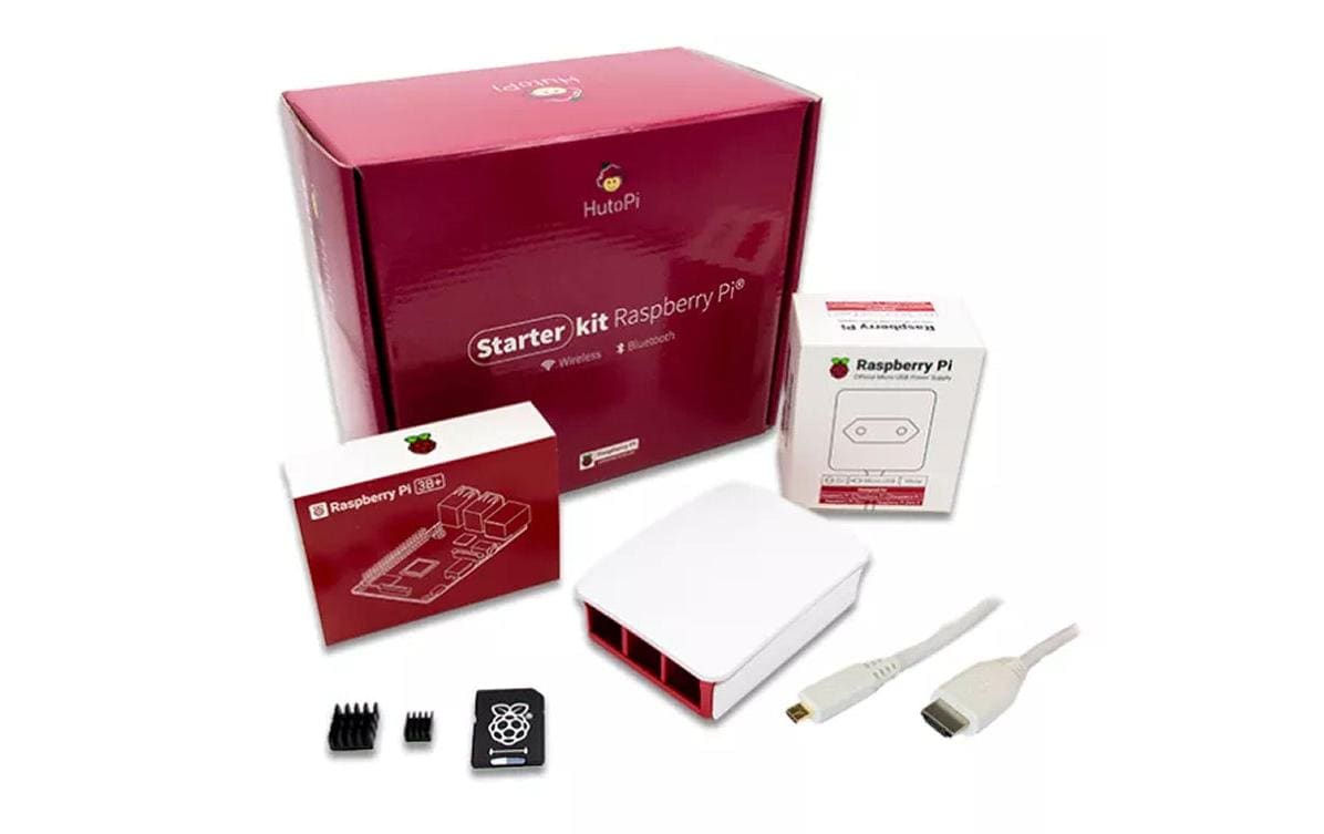 HutoPi Starter Kit Raspberry Pi 3B+ 1 GB, 16 GB SD