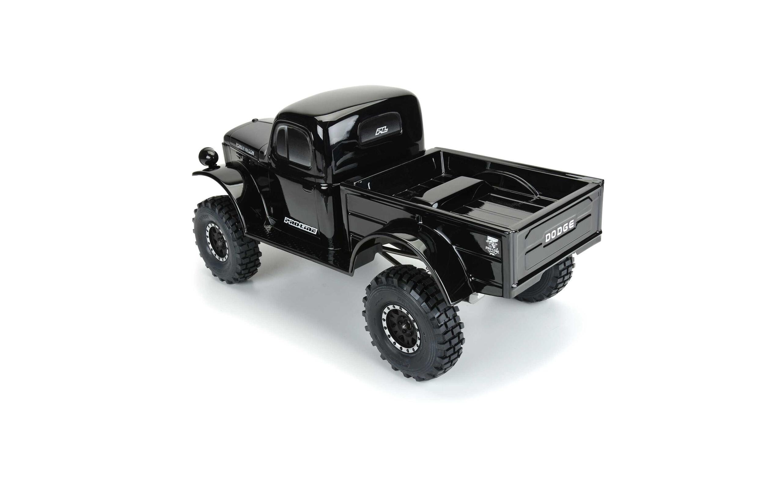 Proline Karosserie Dodge Power Wagon 1946 Schwarz, 1:10