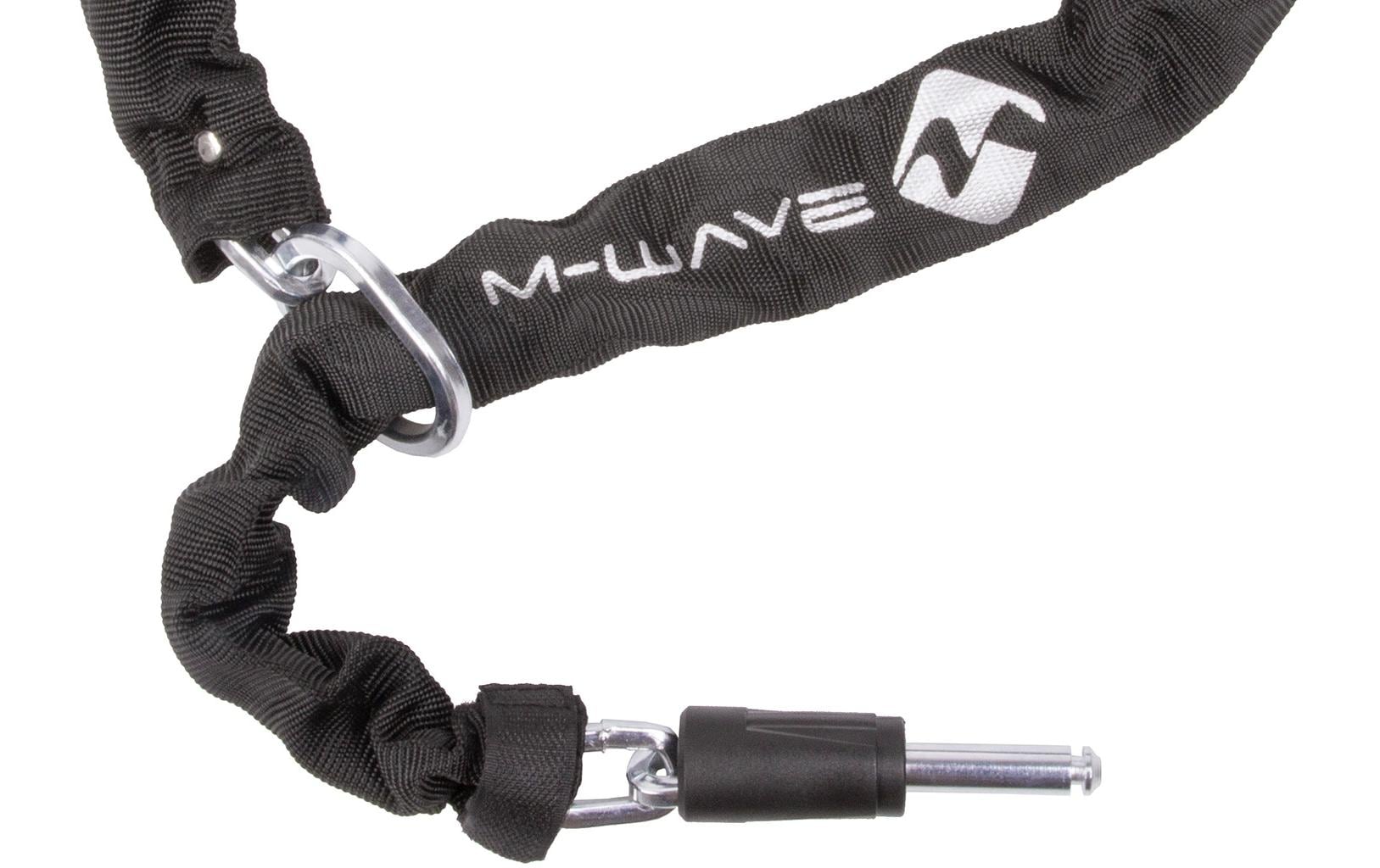 M-Wave Rahmenschloss mit Kette Ringchain XL, 100 cm