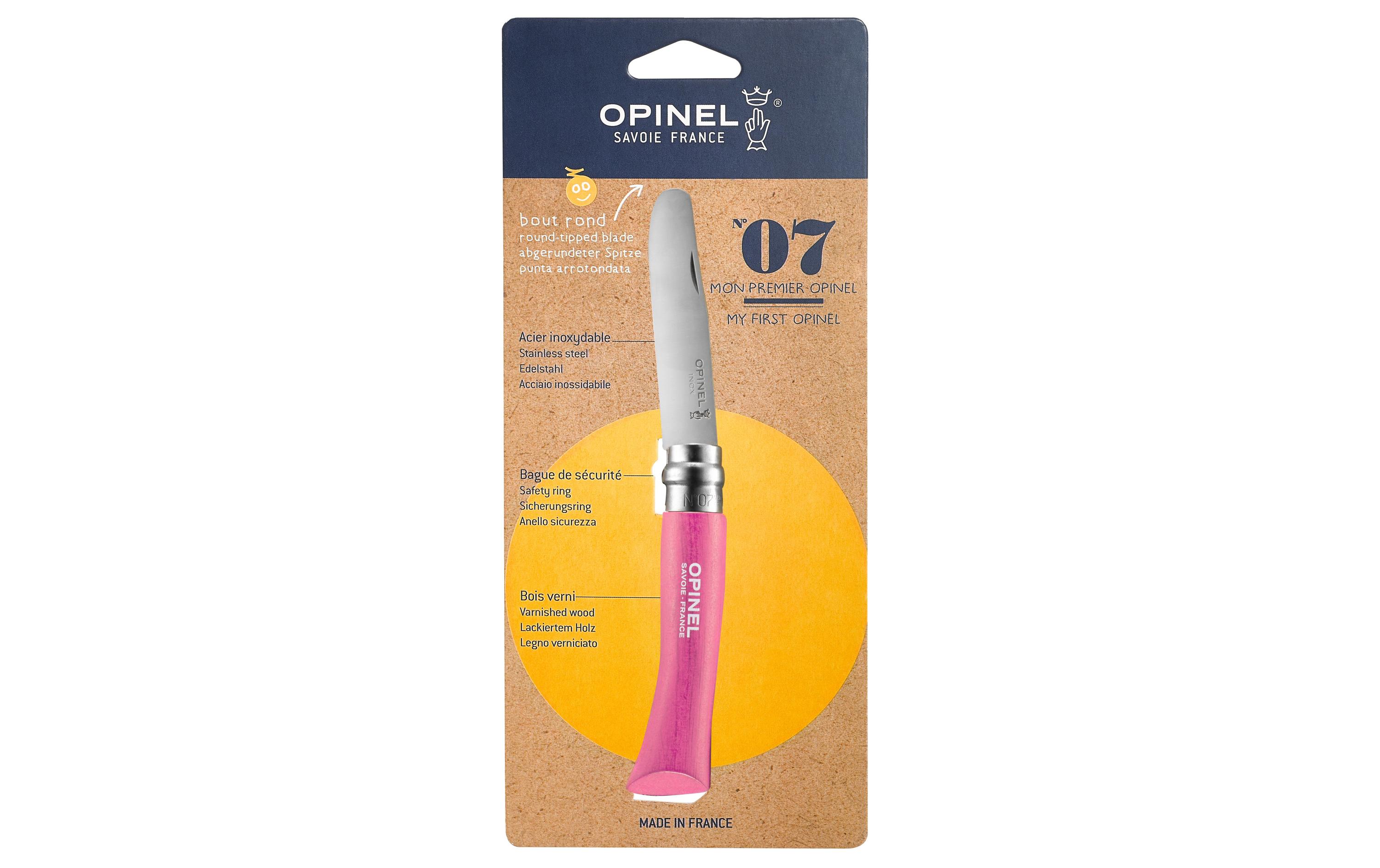 opinel Kindermesser N°07 Mon Premier Fuchsia