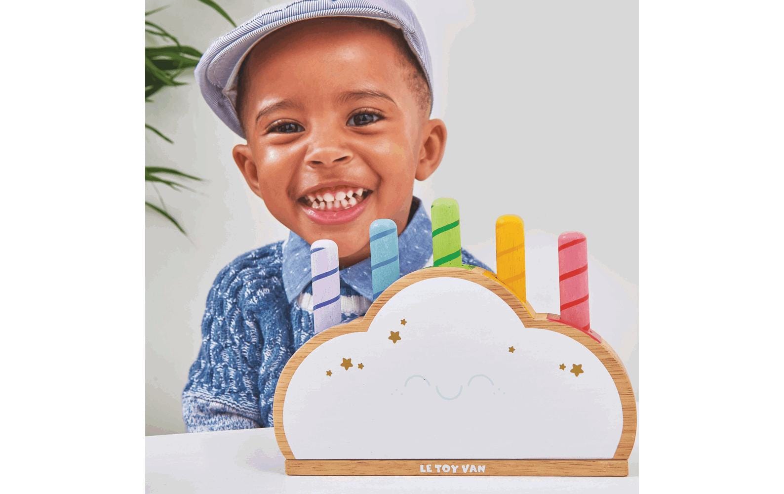 LE TOY VAN Activitycenter Regenbogen-Wolke Pop