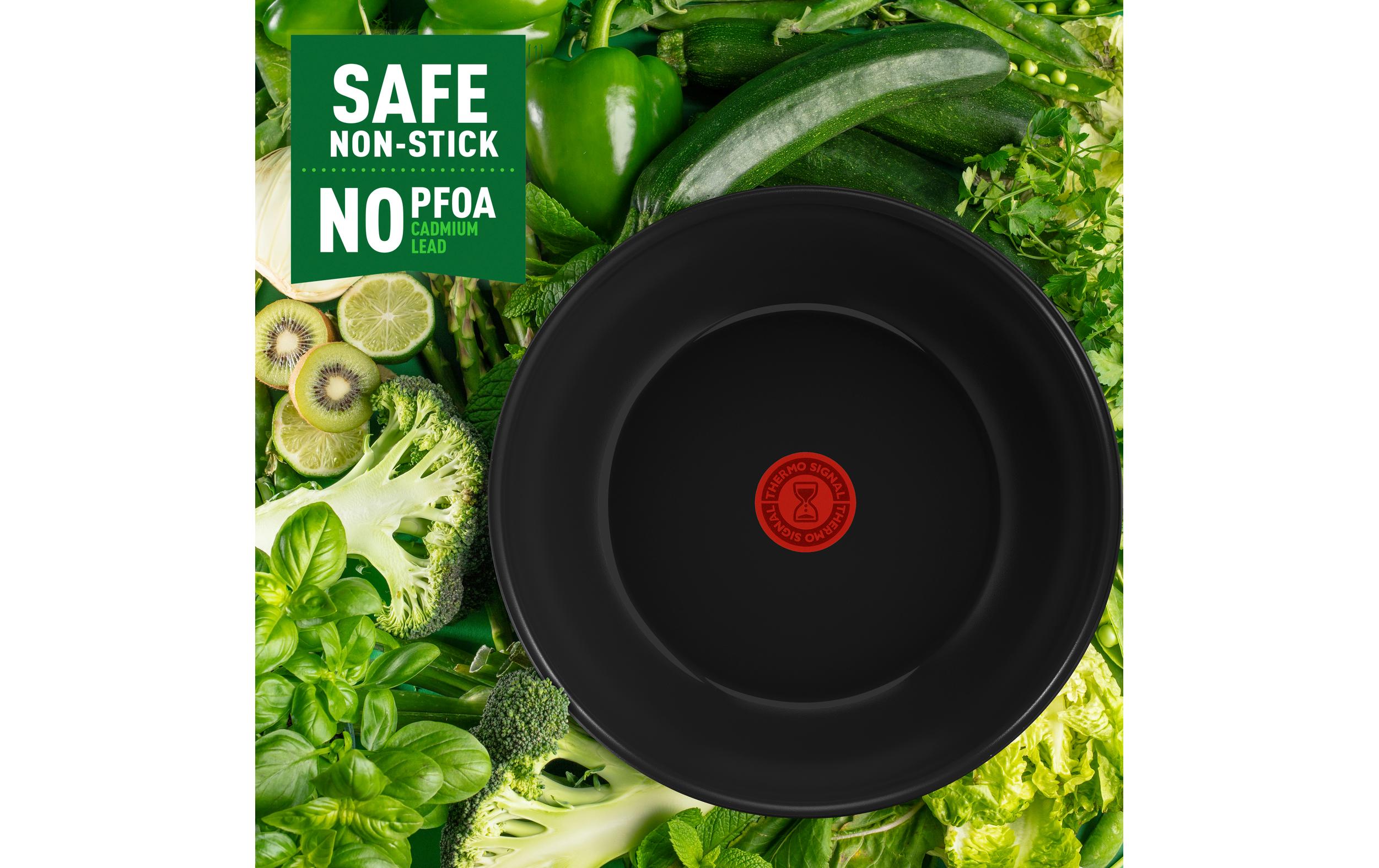 Tefal Wok Renew Black On 28 cm