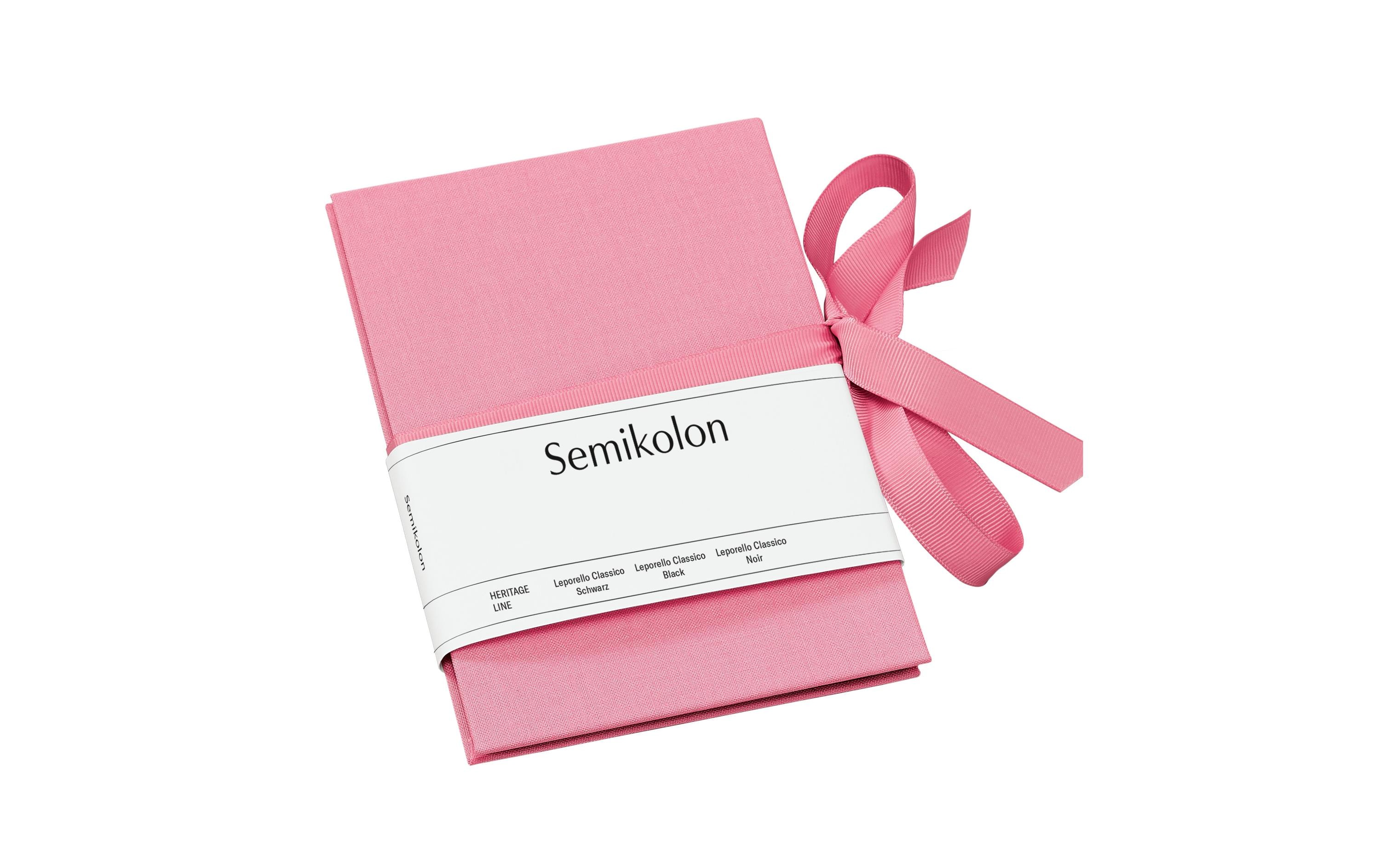 Semikolon Fotoalbum Leporello Classico Rosa