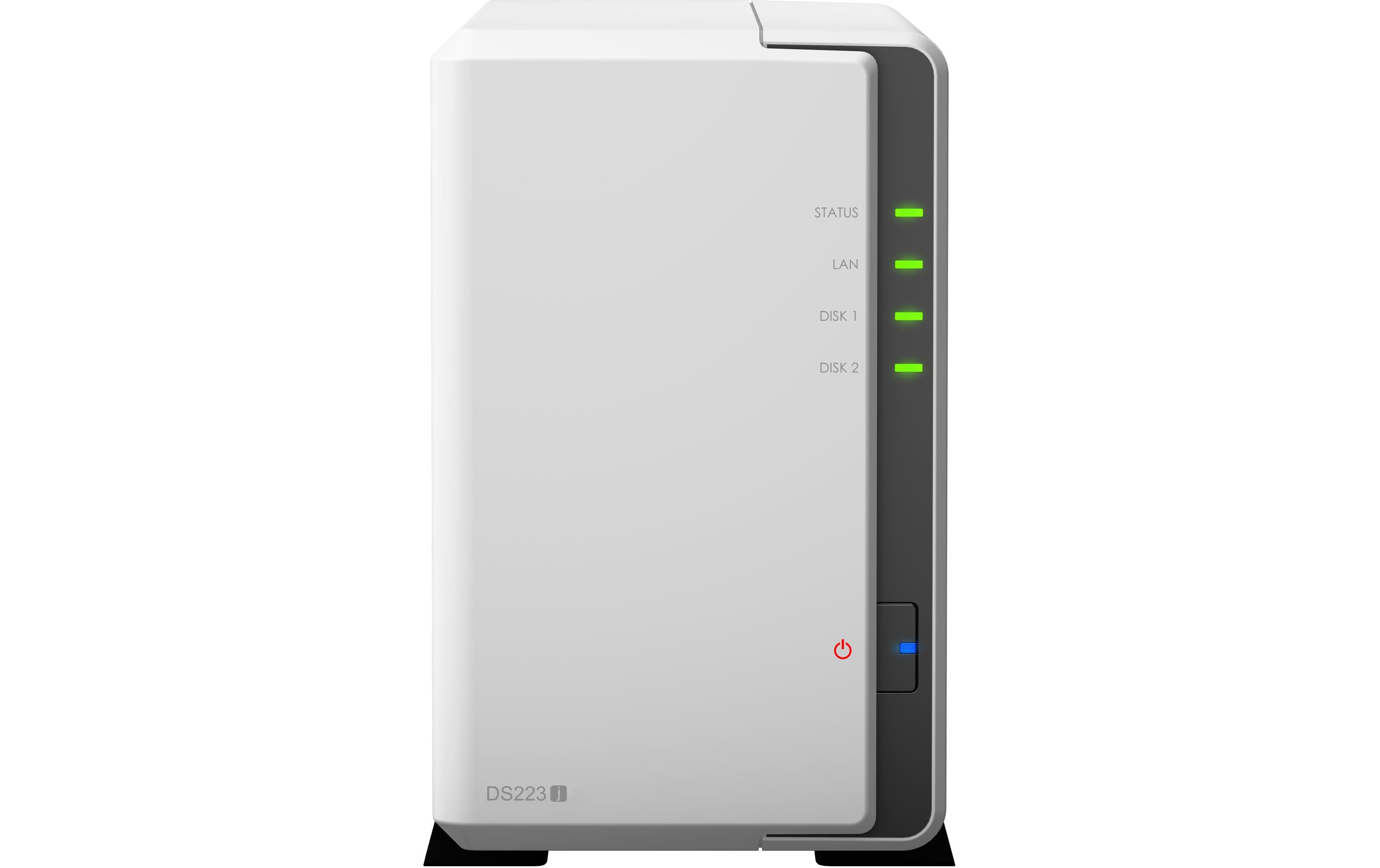 Synology NAS DS223j 2-bay WD Red Plus 20 TB