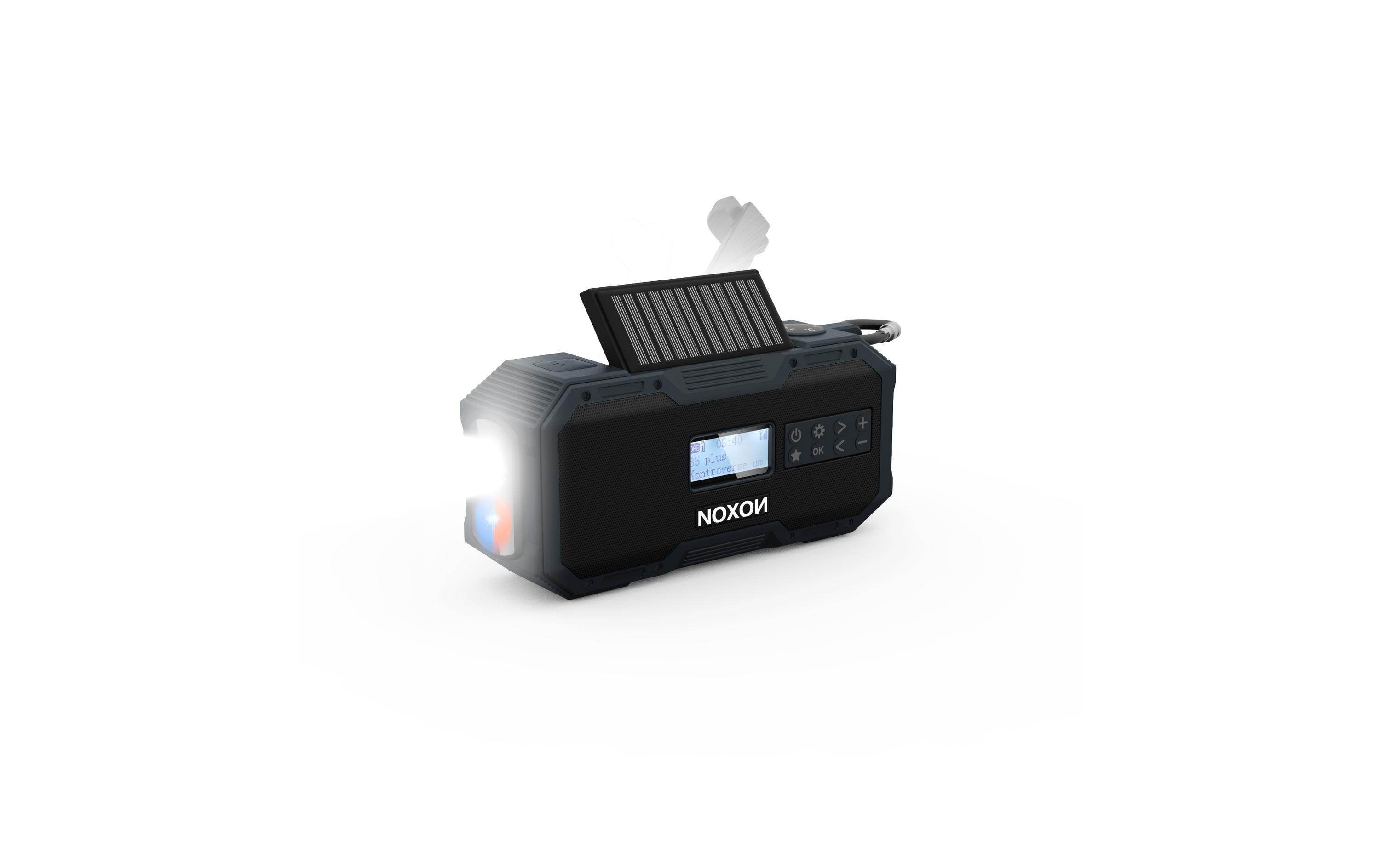 Noxon DAB+ Radio Dynamo Solar 411 Anthrazit