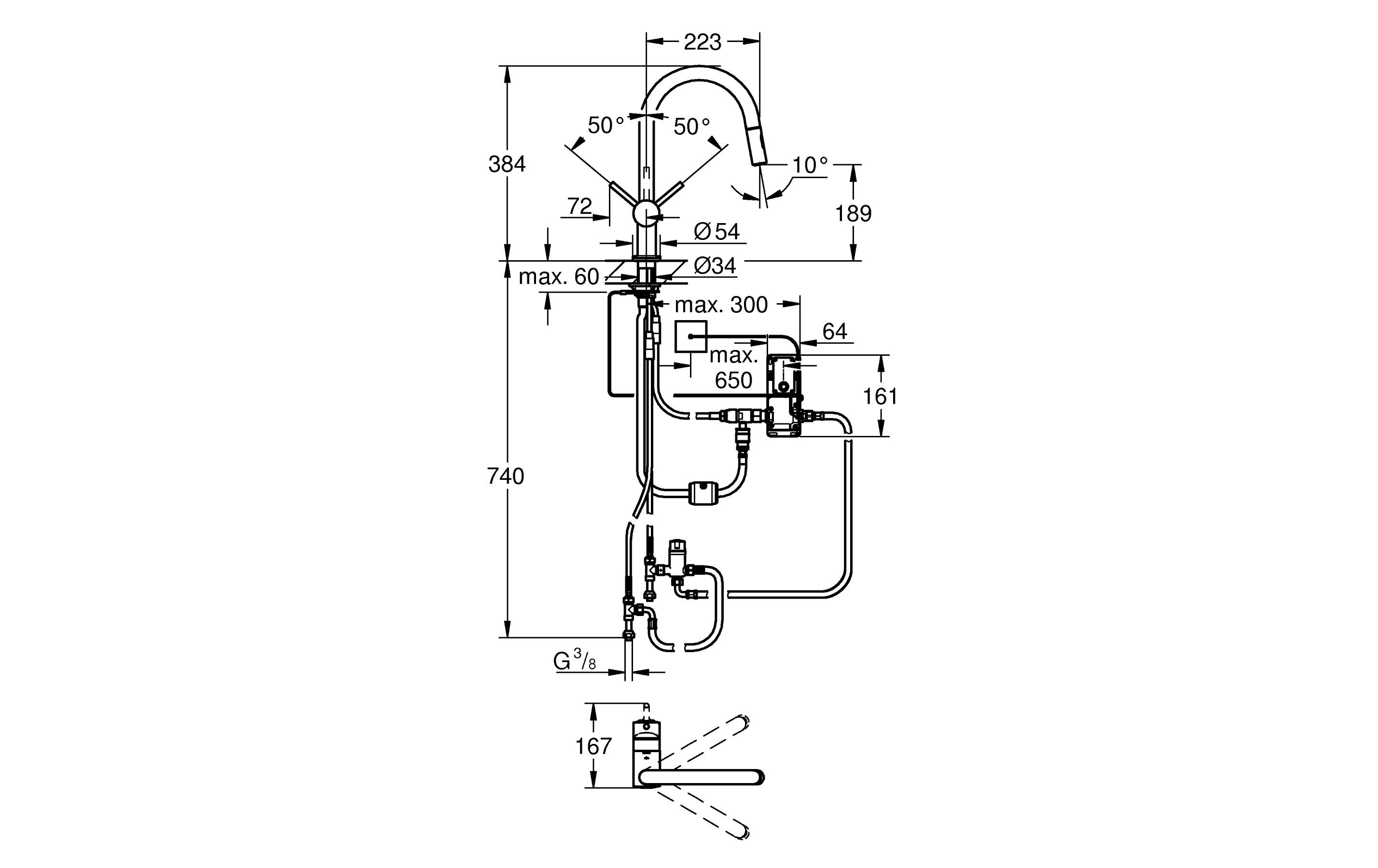 GROHE Küchenarmatur Minta Touch