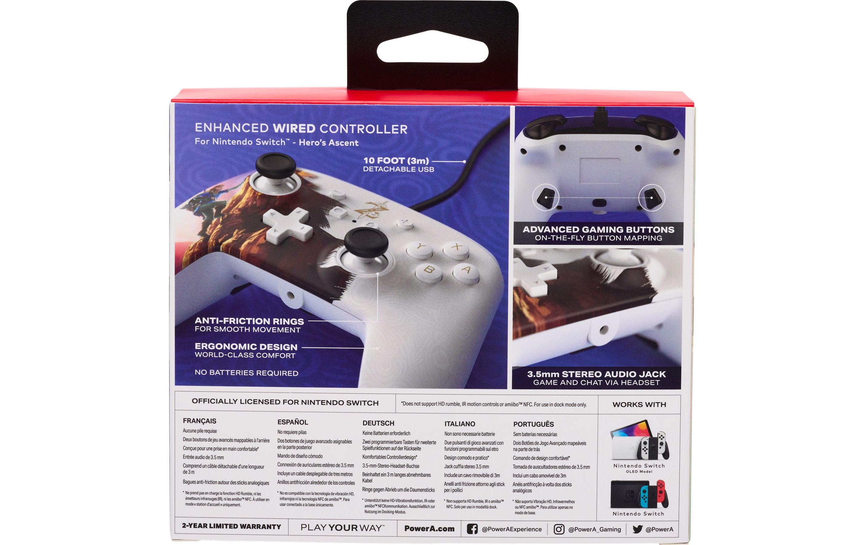 Power A Enhanced Wired Controller Hero's Ascent