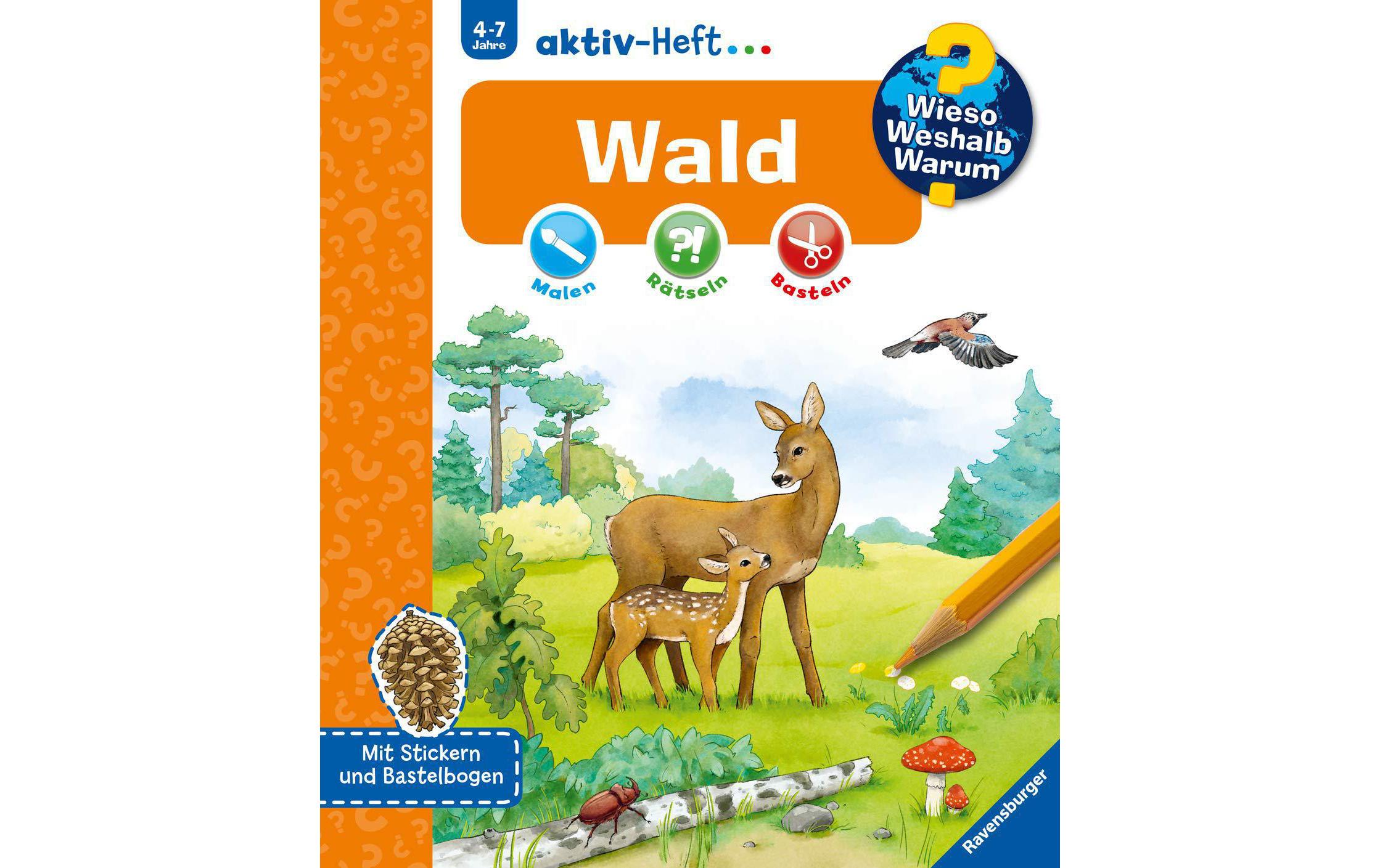 Ravensburger Kinder-Sachbuch WWW aktiv-Heft Wald