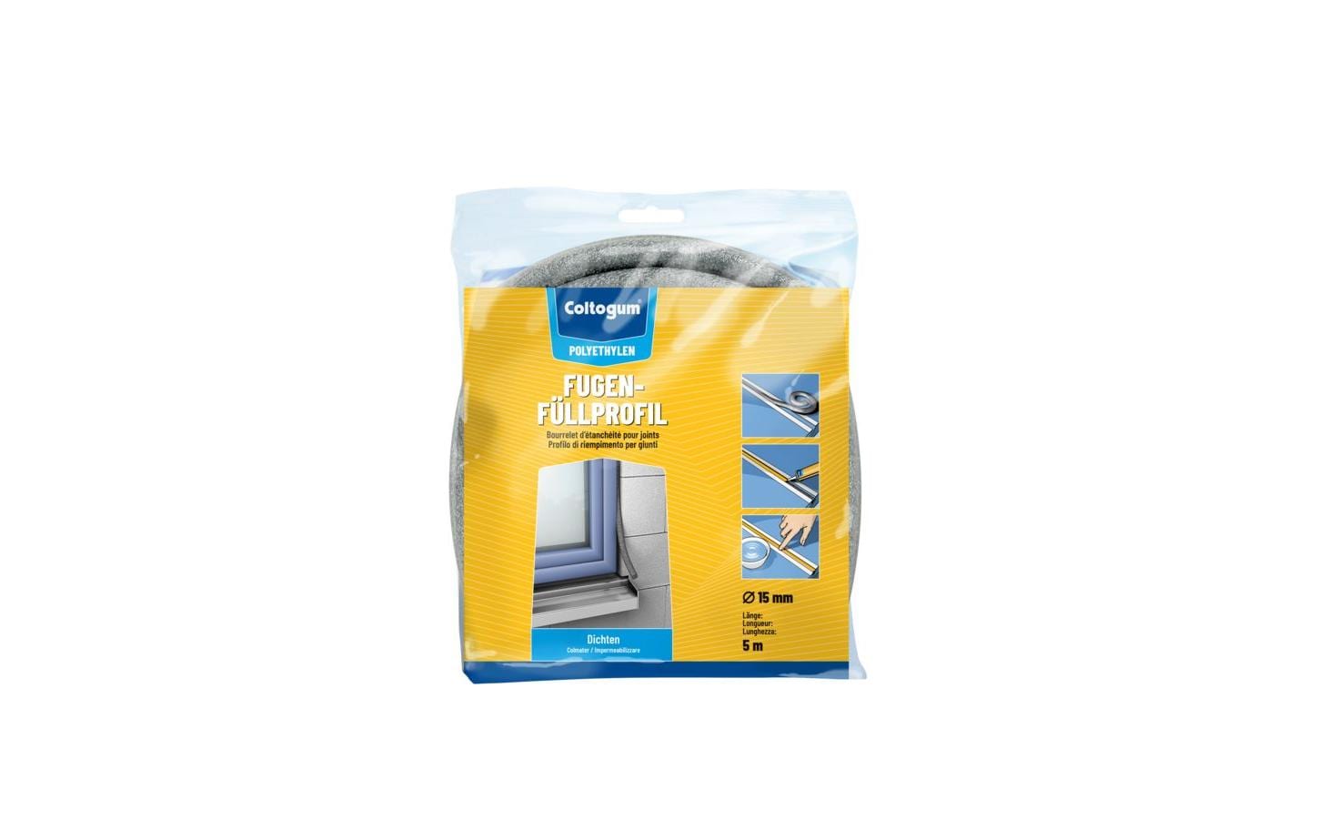 Coltogum Fugenfüllprofil 10 mm x 5 m, Grau