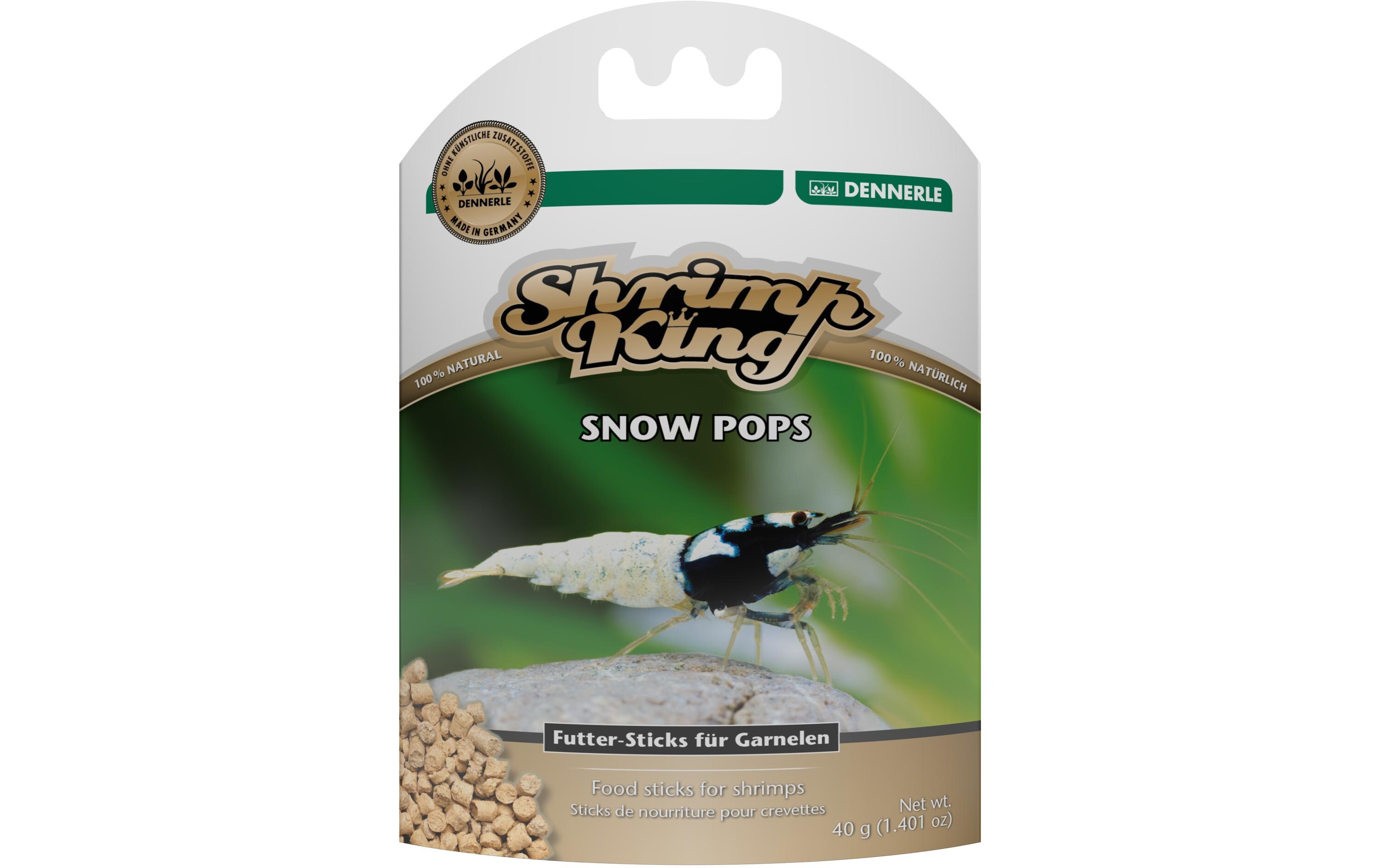 Dennerle Ergänzungsfutter Shrimp King Snow Pops, 40 g
