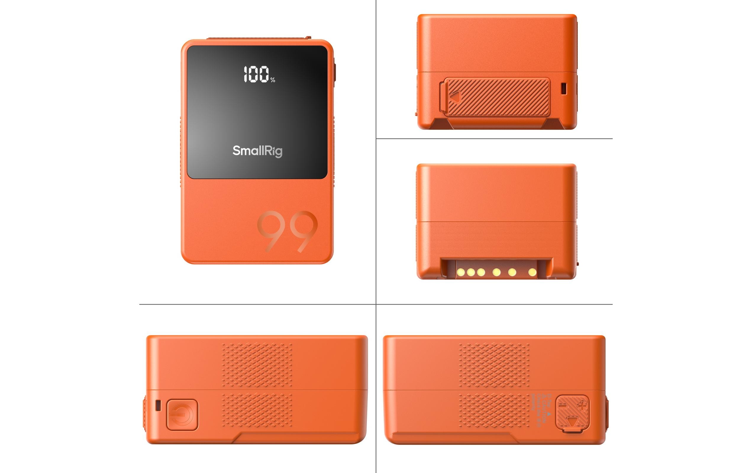 Smallrig VB99 Mini V-Mount-Batterie Orange