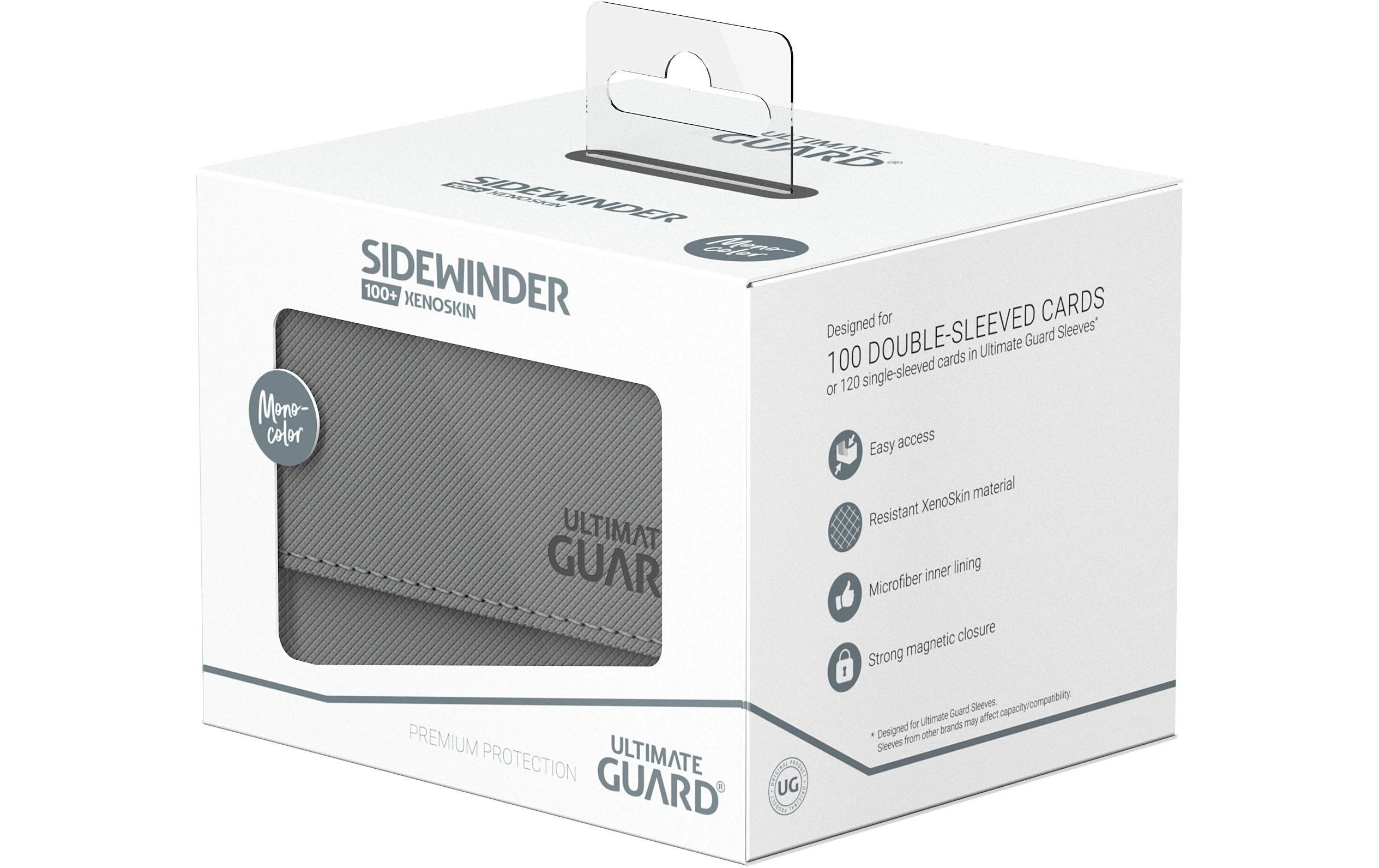 Ultimate Guard Kartenbox XenoSkin Sidewinder Monocolor 100+ Grau