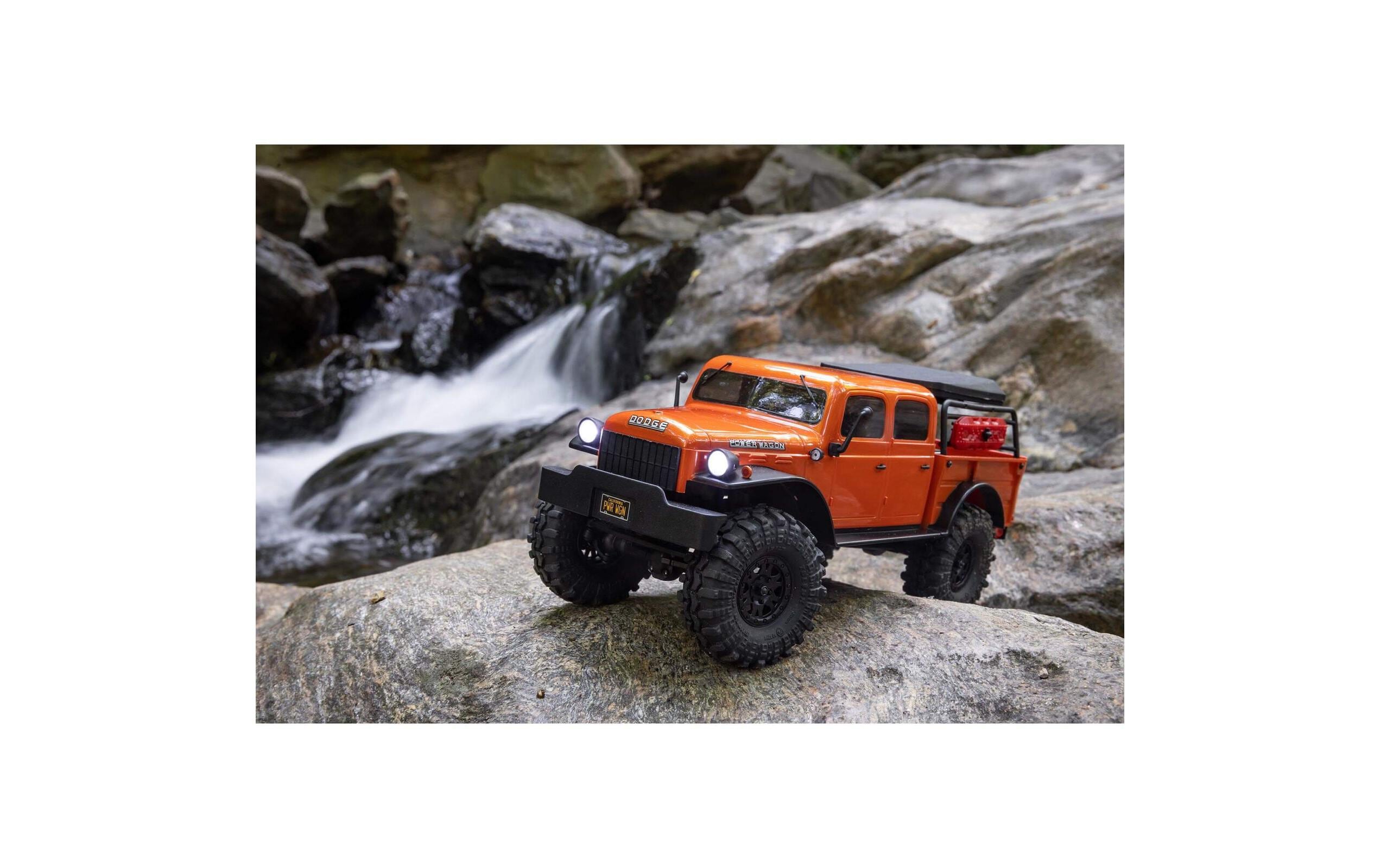 Axial Scale Crawler SCX24 Dodge Power Wagon Orange, 1:24, RTR