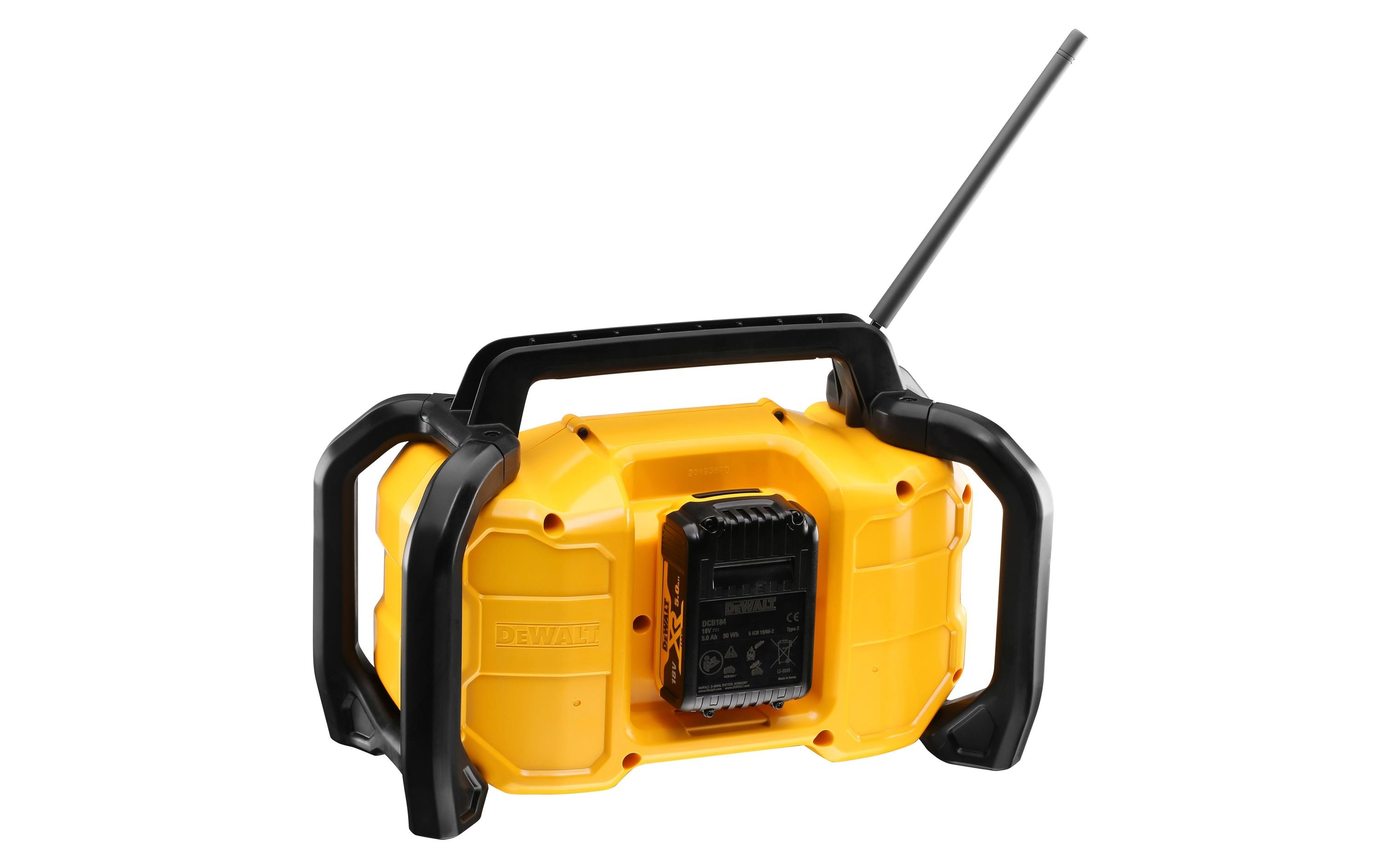 DeWalt Baustellenradio Akku- & Netzbetrieb DAB+, Bluetooth, Solo