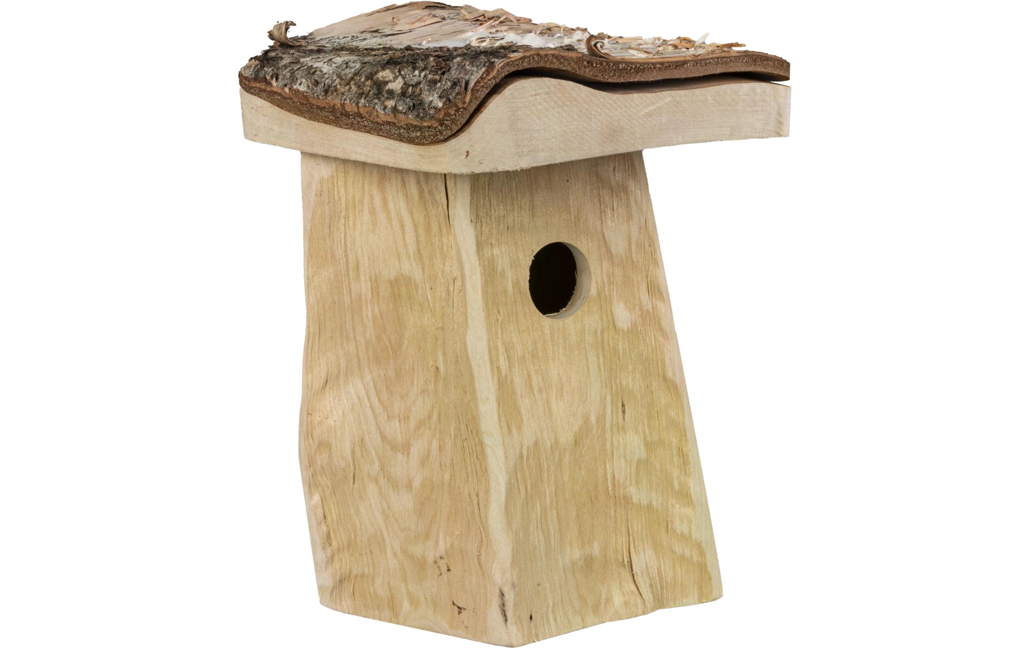 Windhager Nistkasten Log Cabin 21 x 18 x 26 cm, natur, FSC