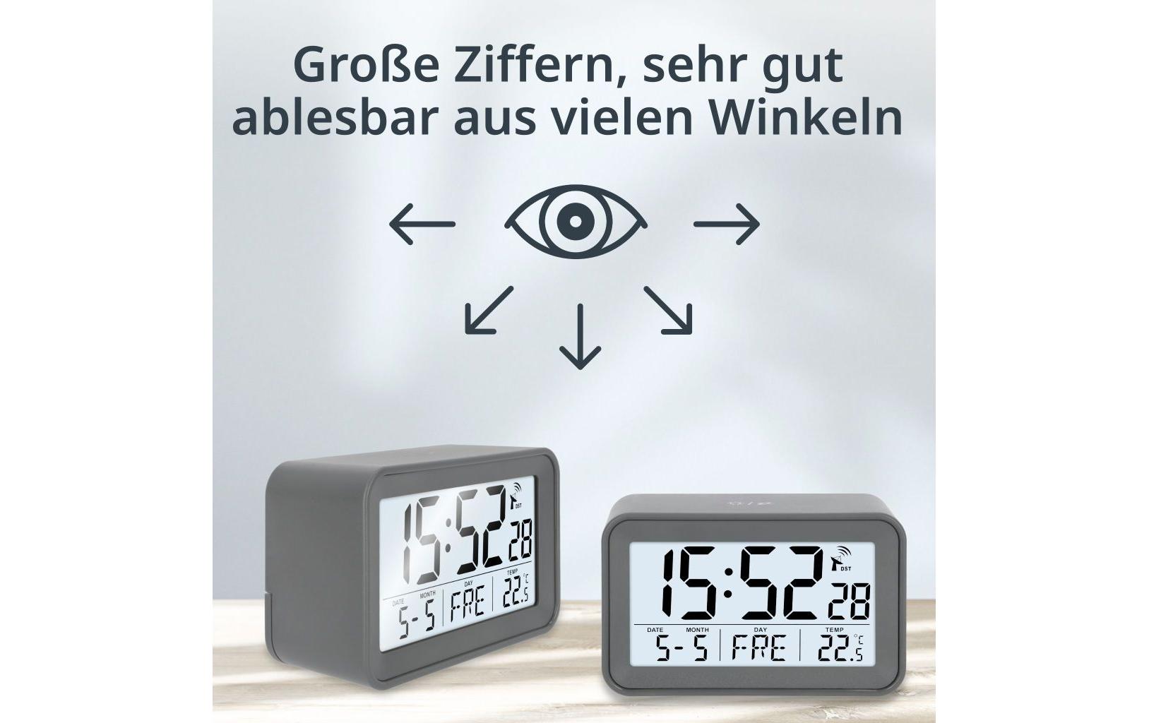 ADE Funkwecker mit Kalender