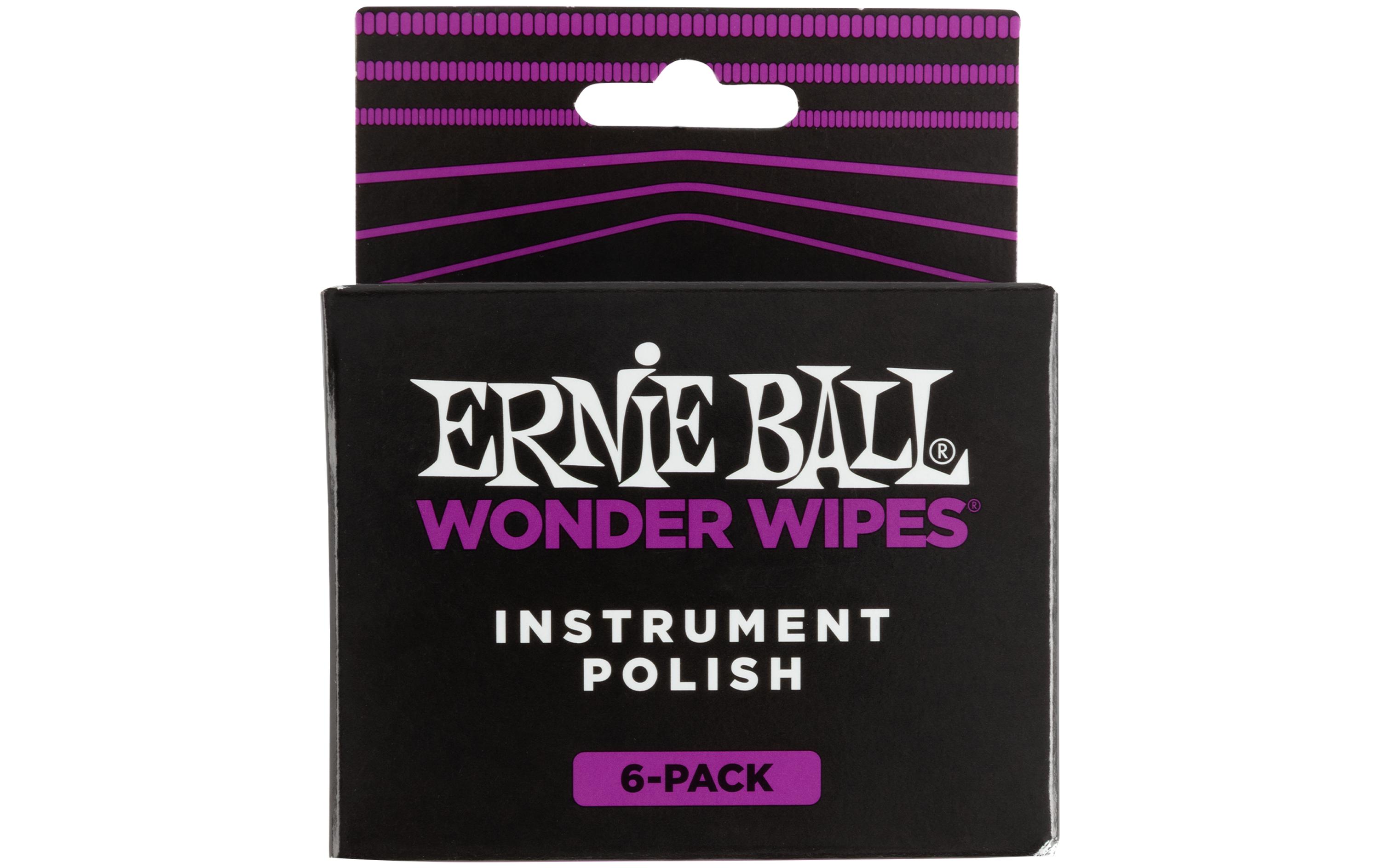 Ernie Ball Poliertuch 4278 Wonder Wipes – 6er Pack