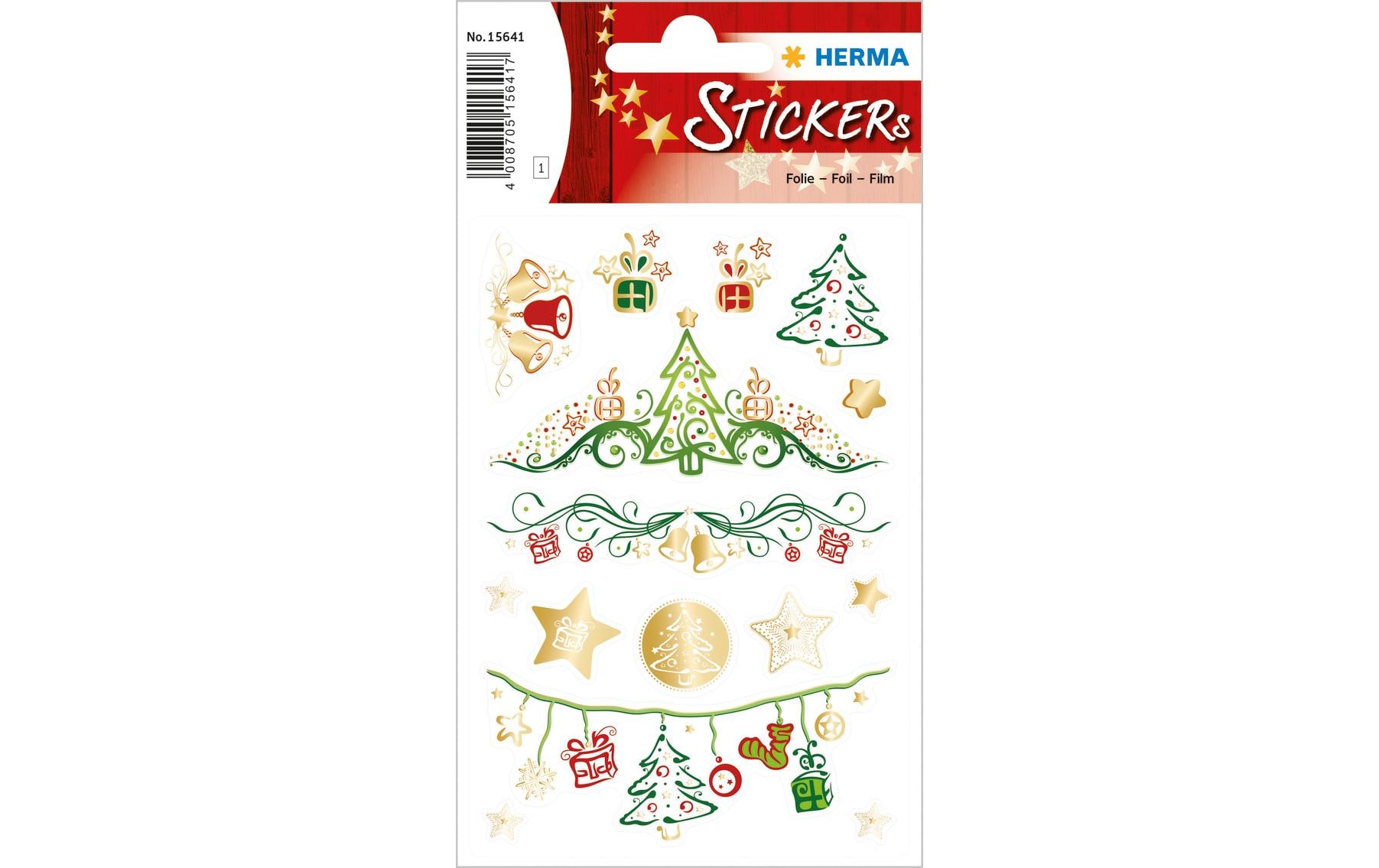 Herma Stickers Weihnachtssticker Weihnachtsträume 1 Blatt à 15 Sticker