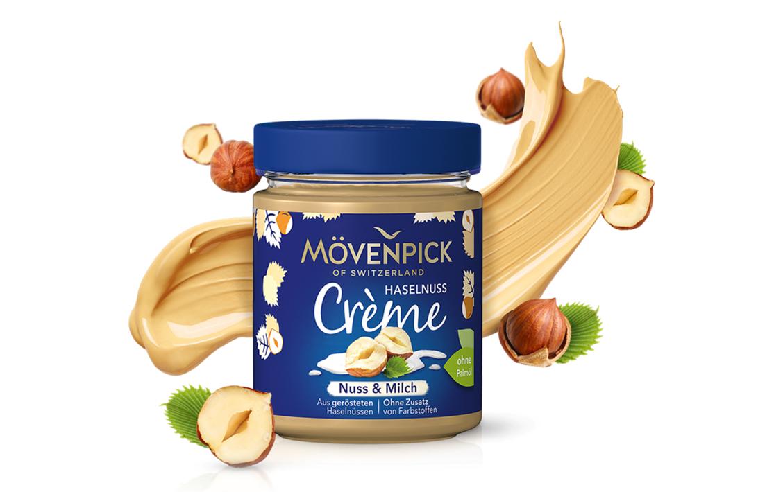 Mövenpick Brotaufstrich Haselnuss Creme Nuss & Milch 300 g