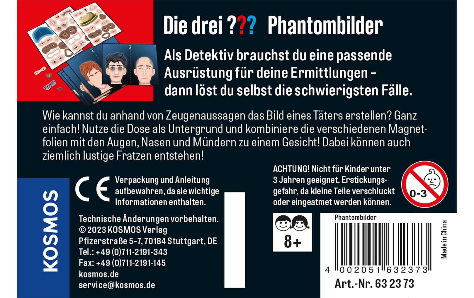 Kosmos Die drei ??? Phantombilder