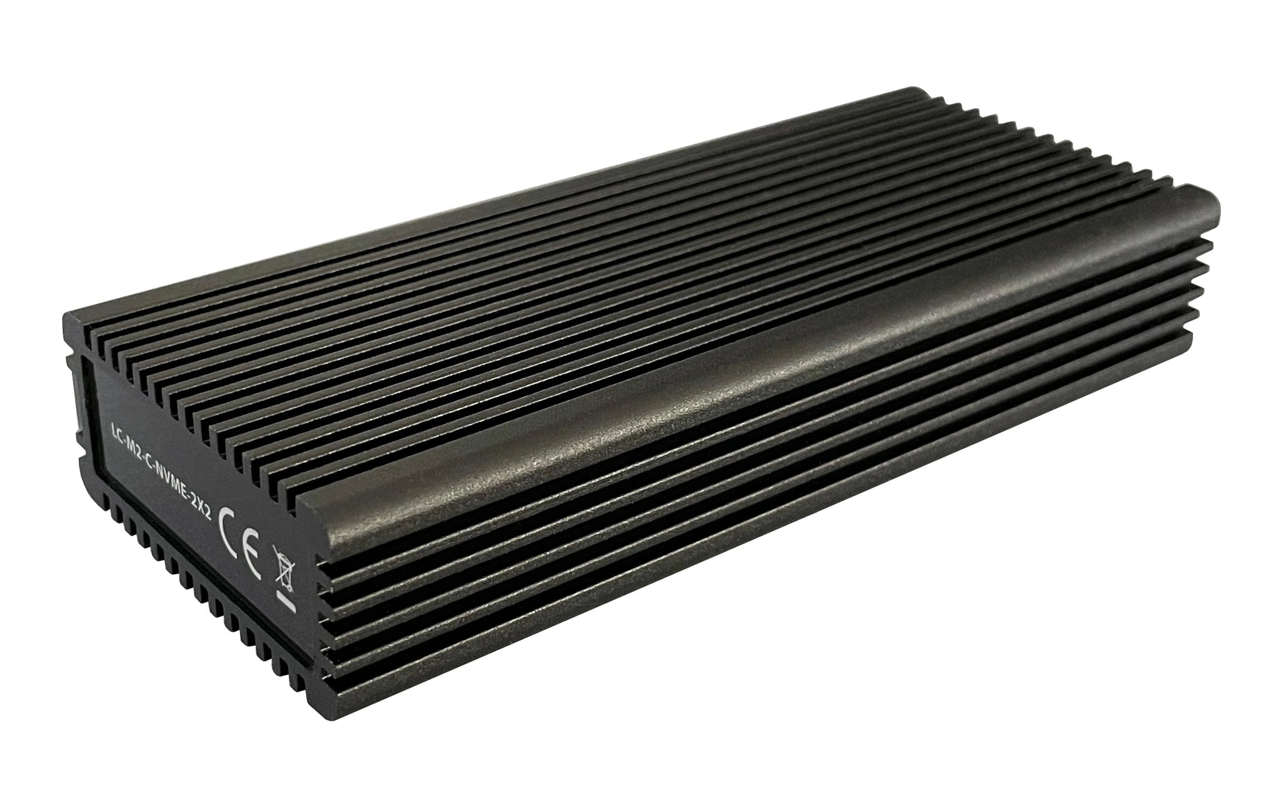 LC-Power Externes Gehäuse LC-M2-C-NVME-2x2 M.2