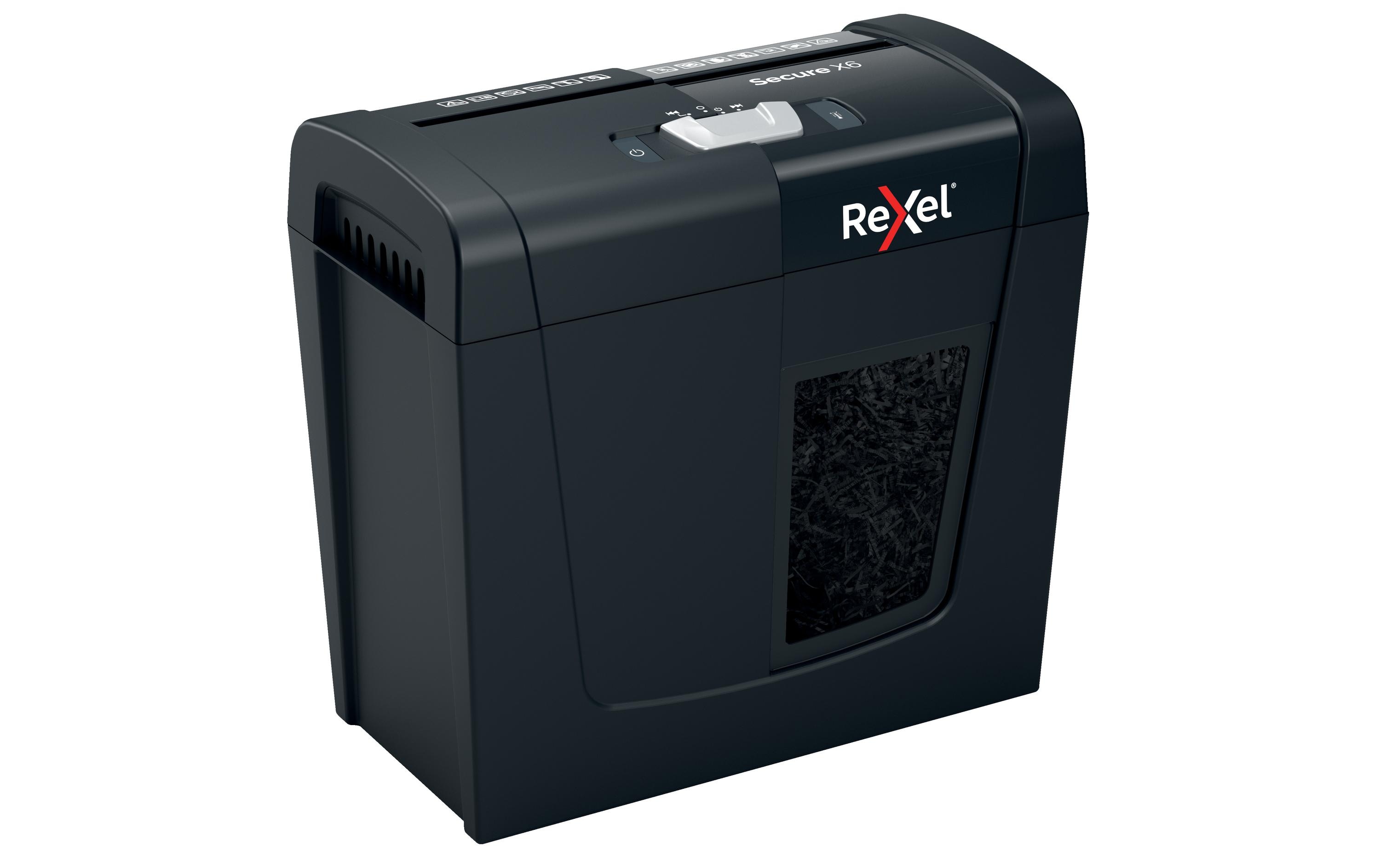 Rexel Aktenvernichter Secure X6 P-4, 6 Seiten