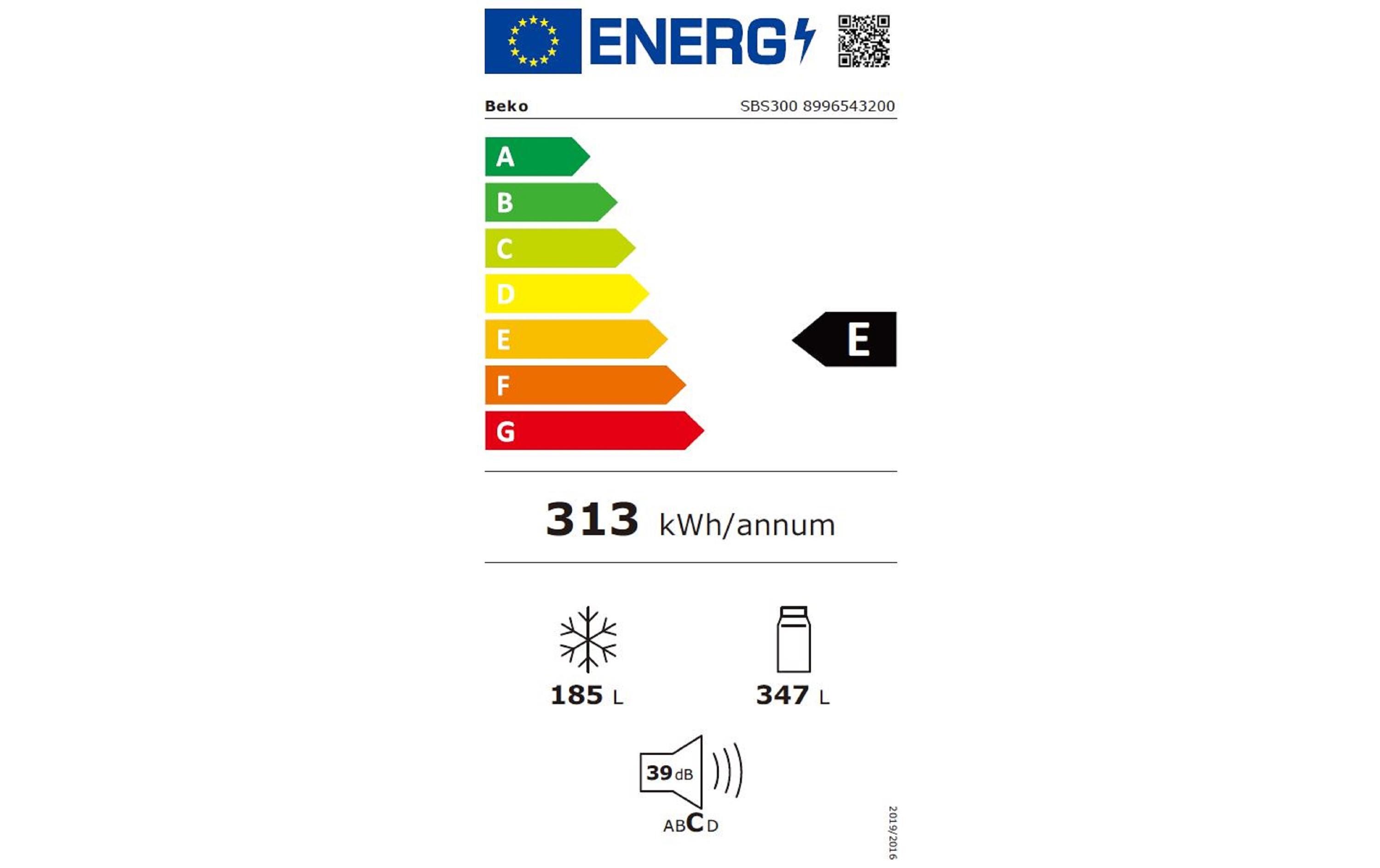 Beko Foodcenter SBS300 Silber