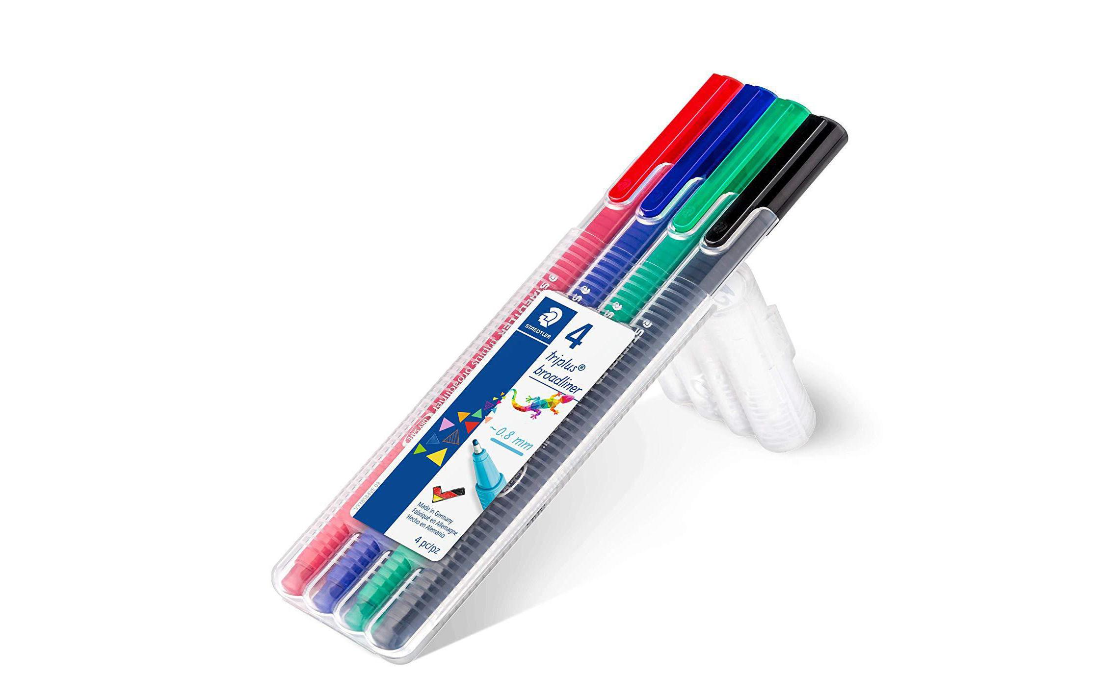 Staedtler Fineliner Triplus broadliner 338 4 Stück