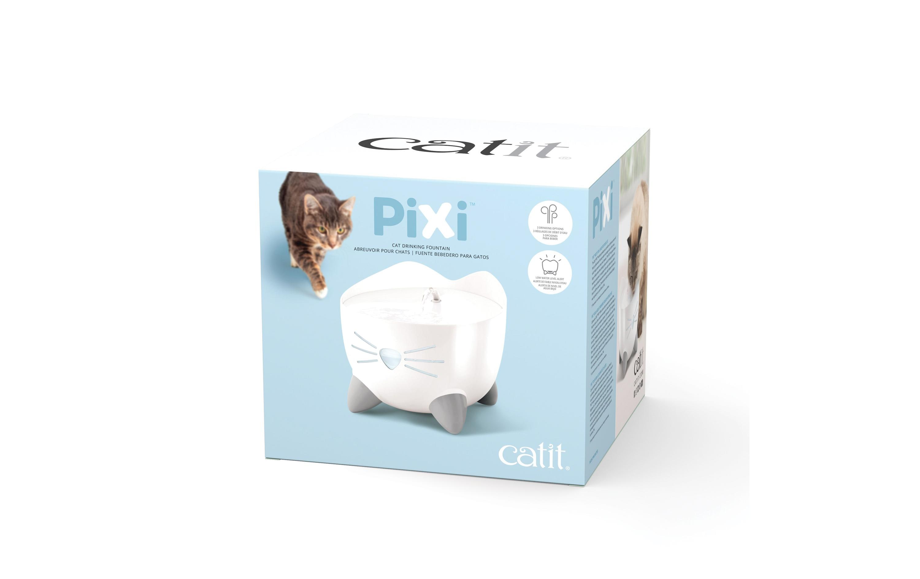 Catit Wasserautomat Pixi Fountain Weiss, 2.5 l