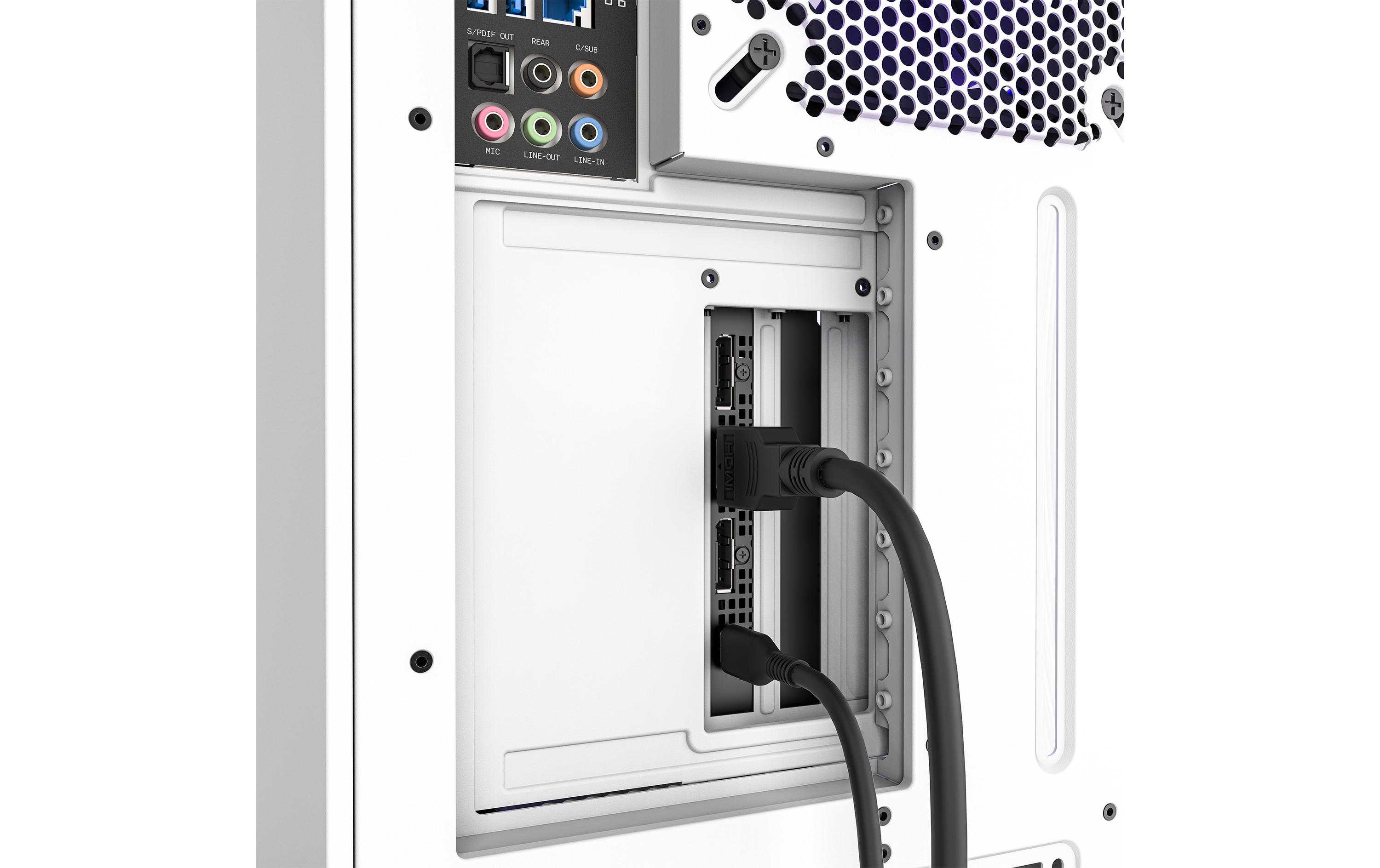 NZXT Vertikaler GPU-Montagesatz Weiss