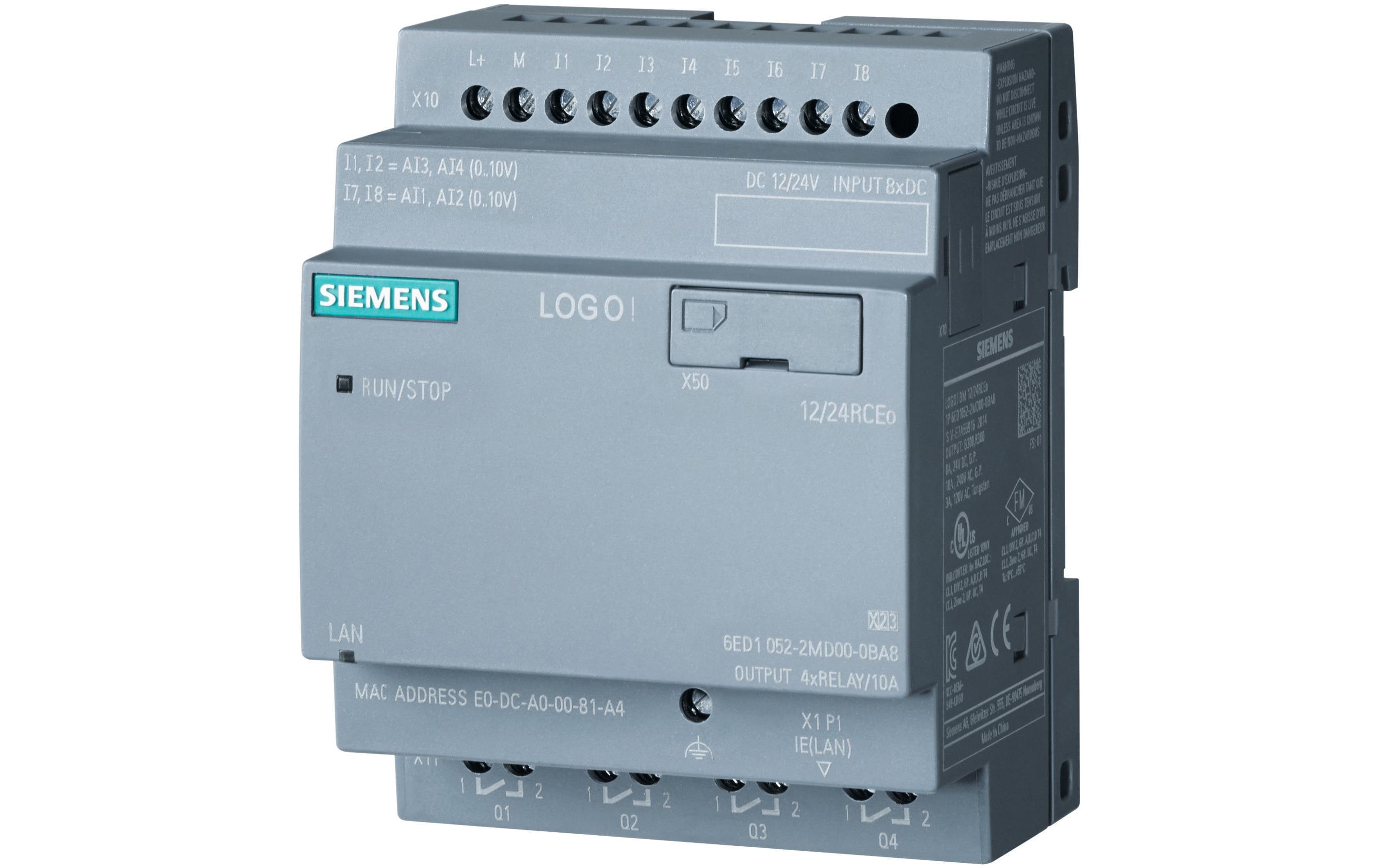 Siemens LOGO! 8.3 12/24RCEo Grundgerät