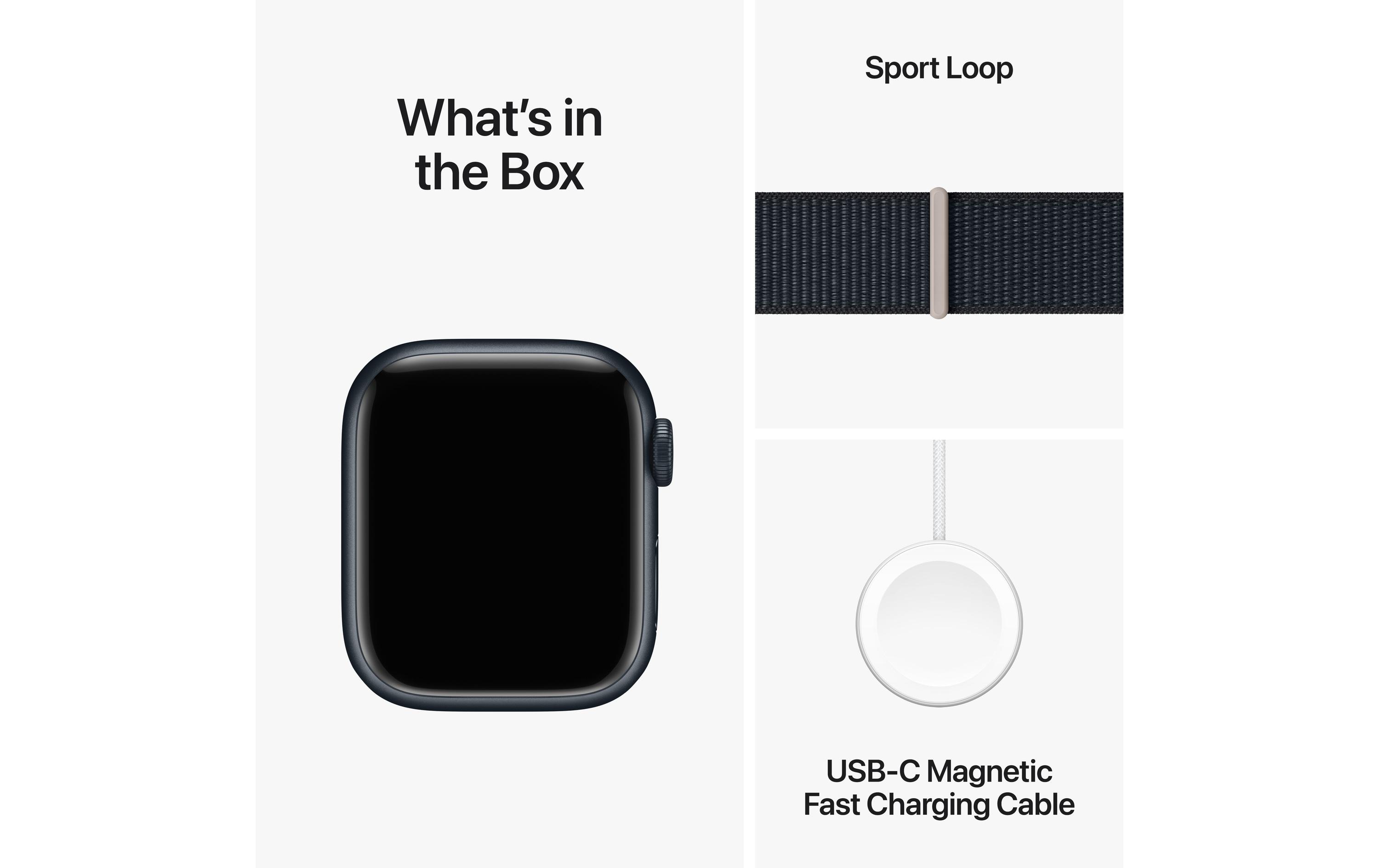 Apple Watch Series 9 41 mm Alu Mitternacht Loop