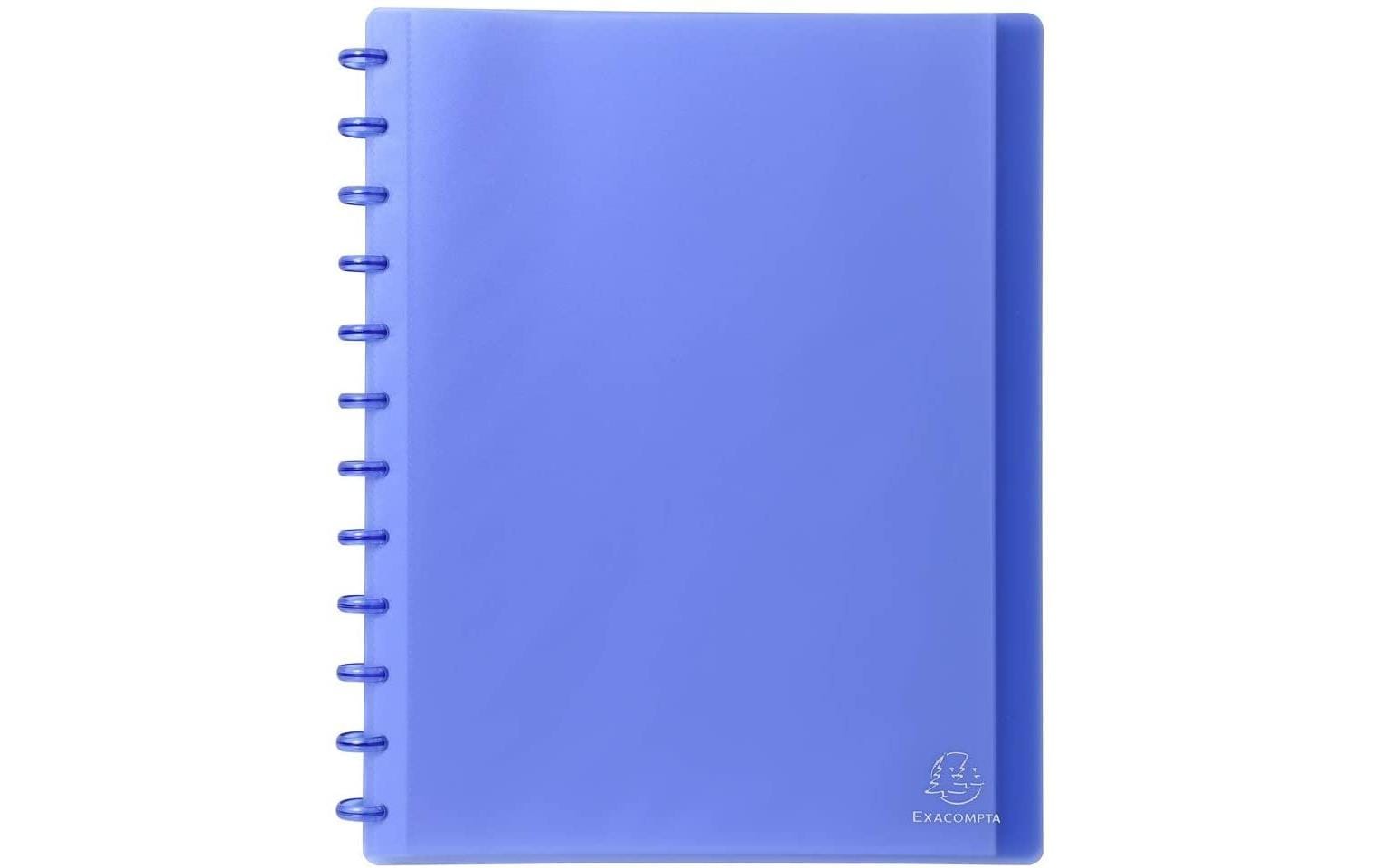 Exacompta Sichtbuch A4 Blau/Transparent