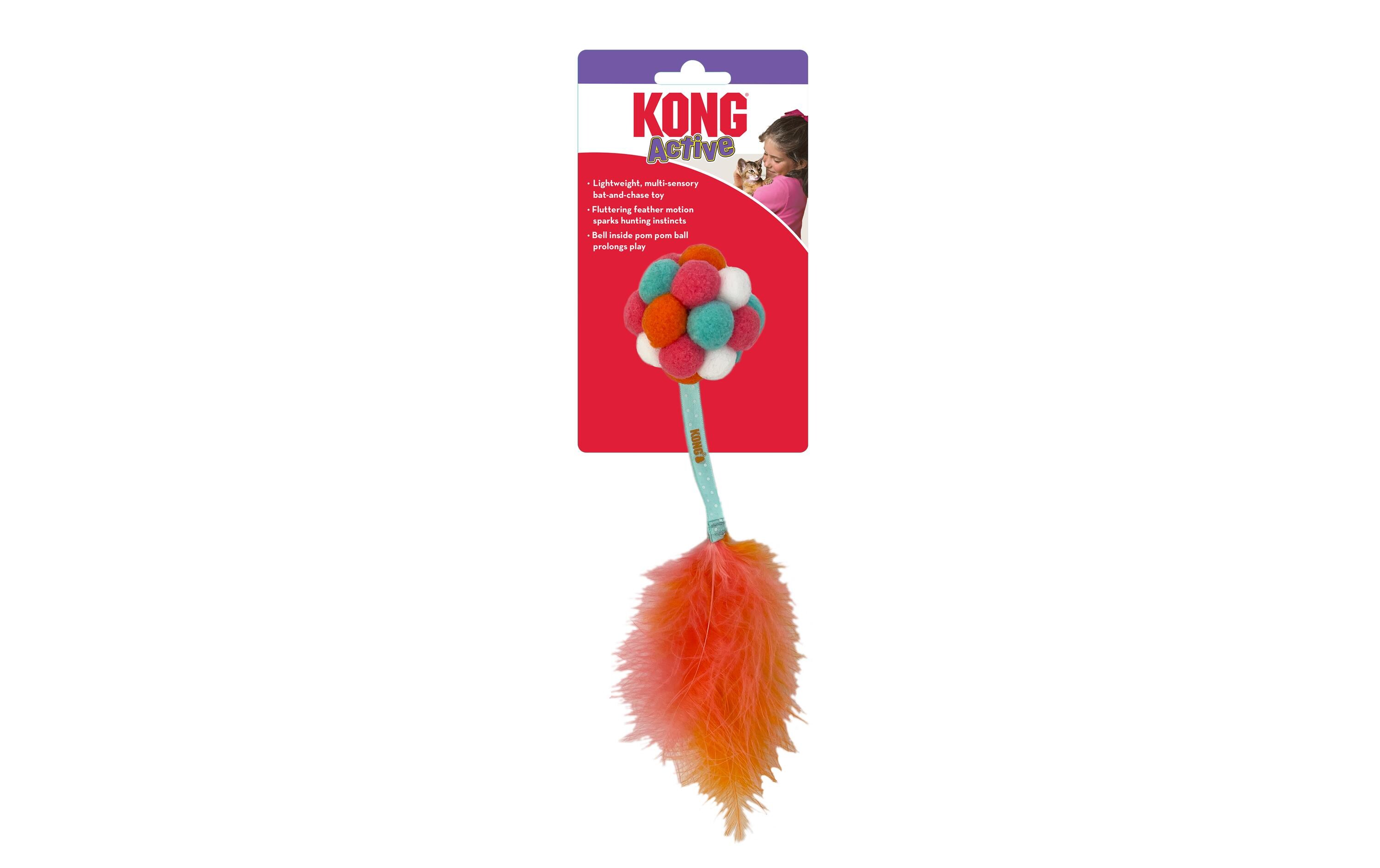 Kong Cat Active Bubble Ball, assortiert, 28 x 10 cm