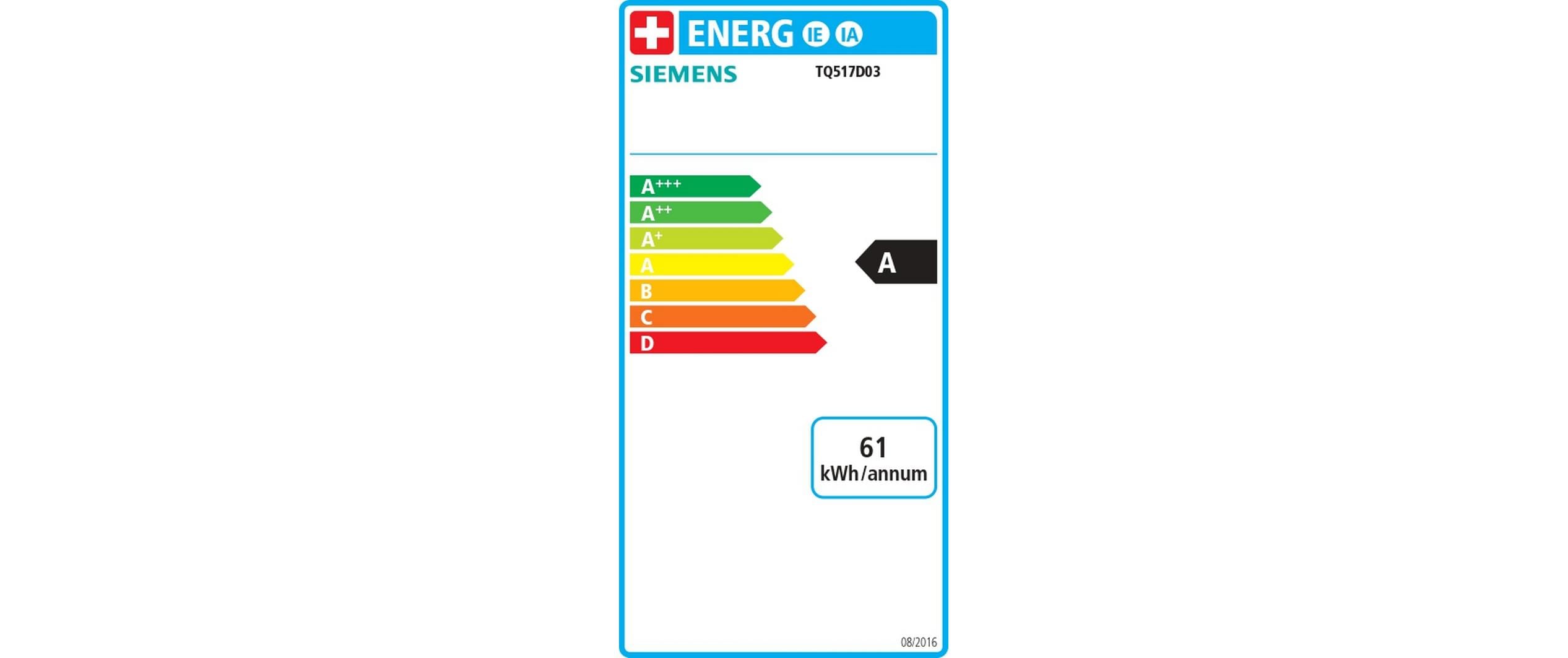 Siemens Kaffeevollautomat EQ500 TQ517D03 Schwarz