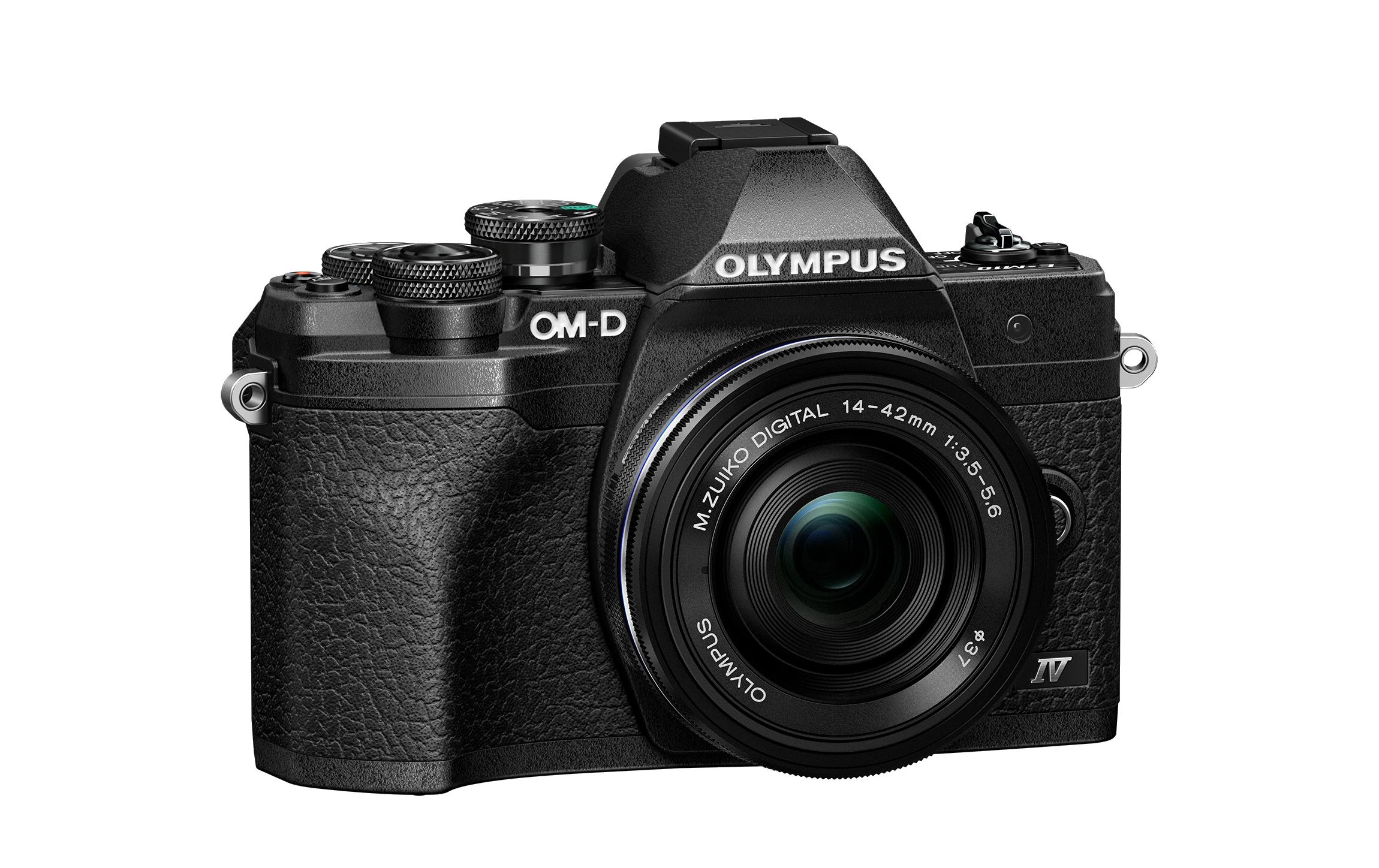 OM-System Fotokamera E-M10 Mark IV Kit 14-42 Schwarz