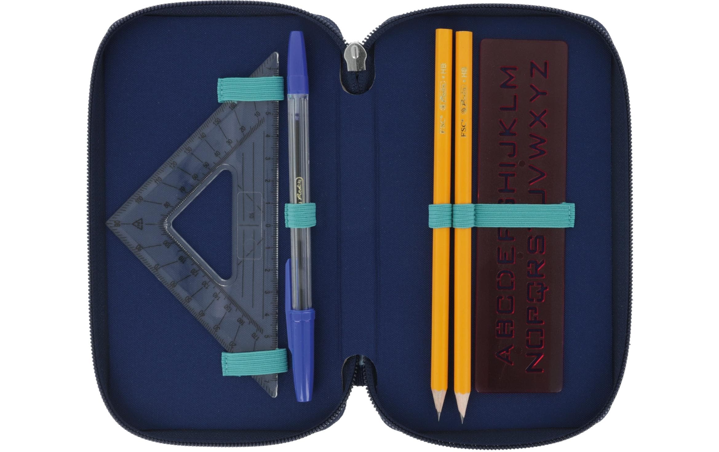 Herlitz Etui Triple 31-teilig, Deep Ocean