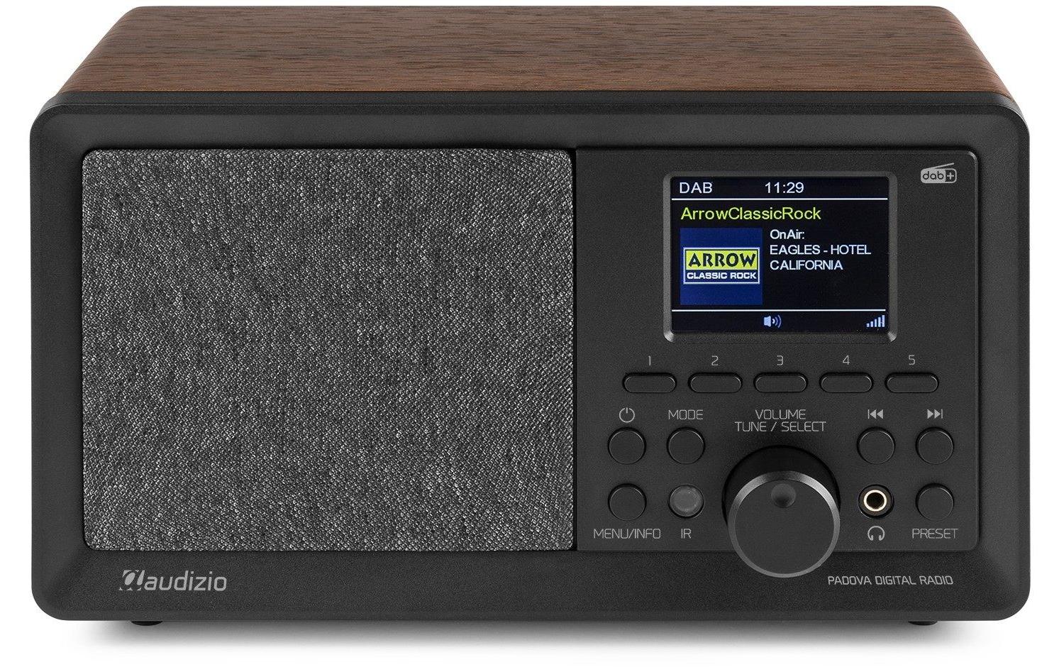 Audizio DAB+ Radio Padova Braun/Schwarz