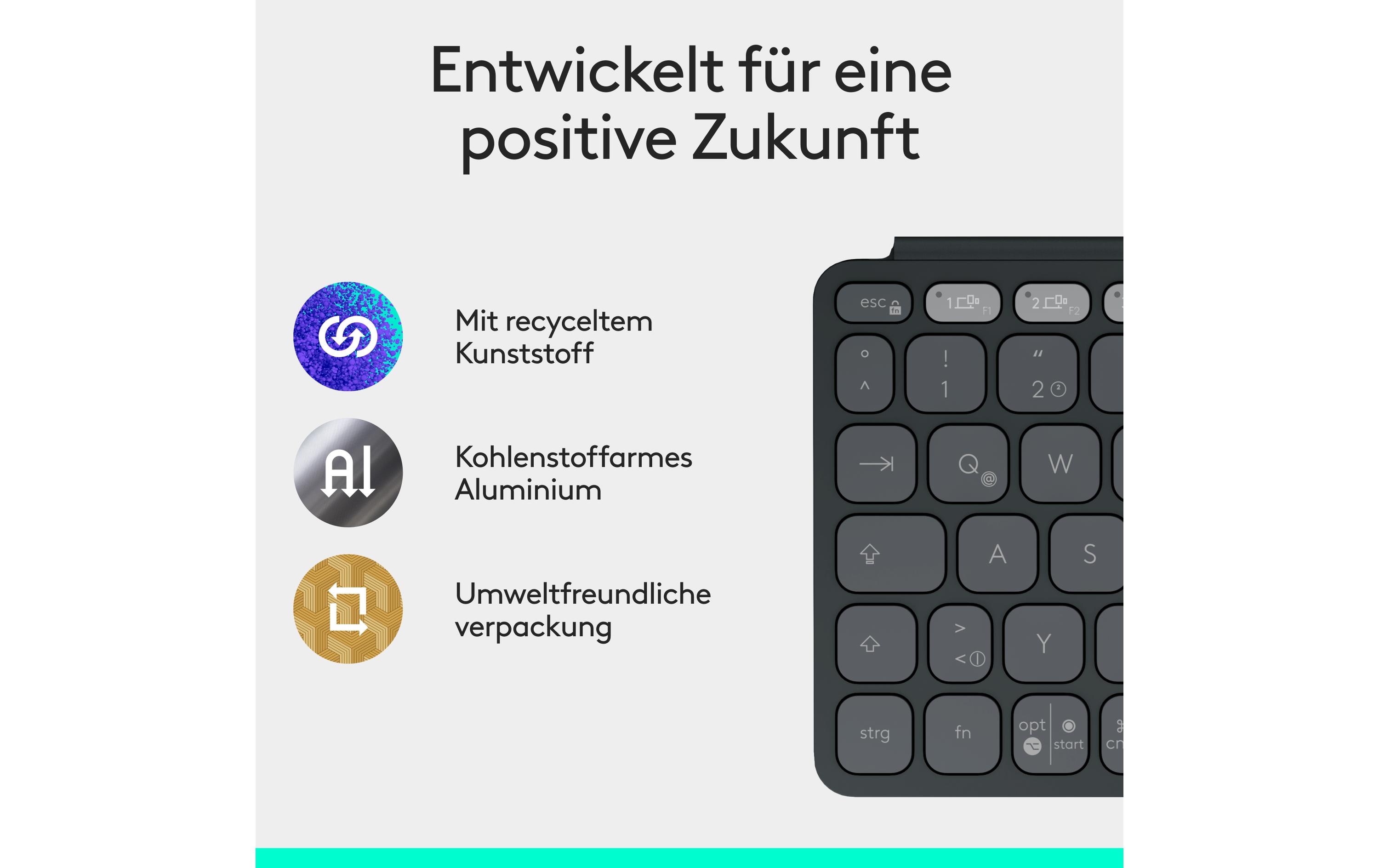 Logitech Tastatur Keys-To-Go 2 Graphite