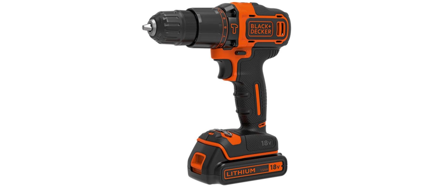 BLACK+DECKER Akku-Schlagbohrschrauber BDCHD18K Kit