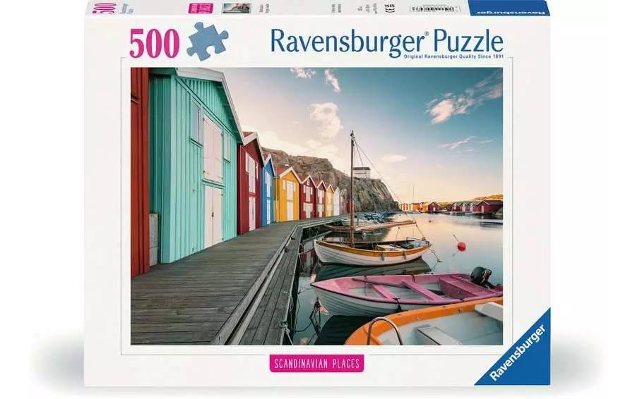 Ravensburger Puzzle Bootshäuser in Smögen, Schweden 500 Teile